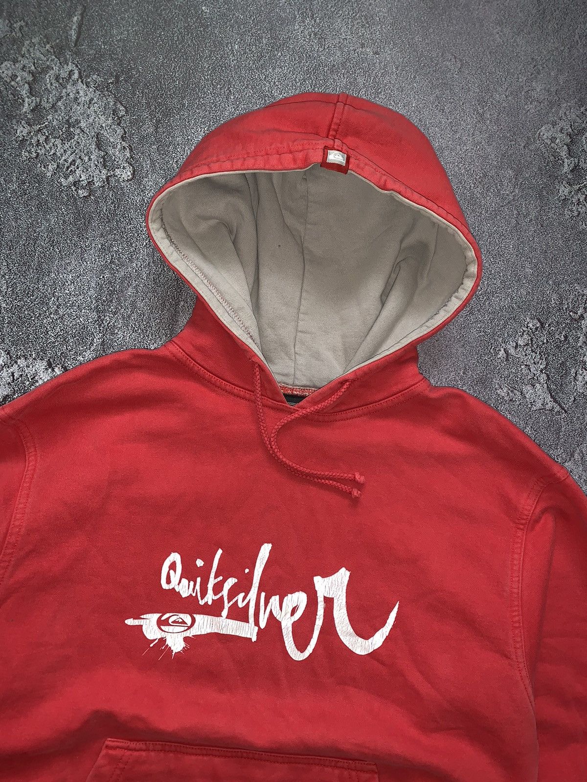 Quicksilver × Quiksilver Quiksilver S vintage red hoodie hooded sweatshirt sweater Size S / US 4 / IT 40 - 7 Thumbnail
