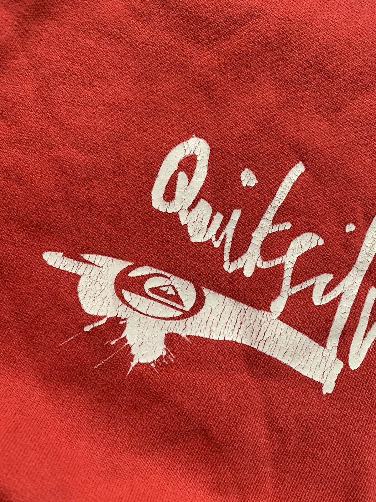 Quicksilver × Quiksilver Quiksilver S vintage red hoodie hooded sweatshirt sweater Size S / US 4 / IT 40 - 9 Thumbnail