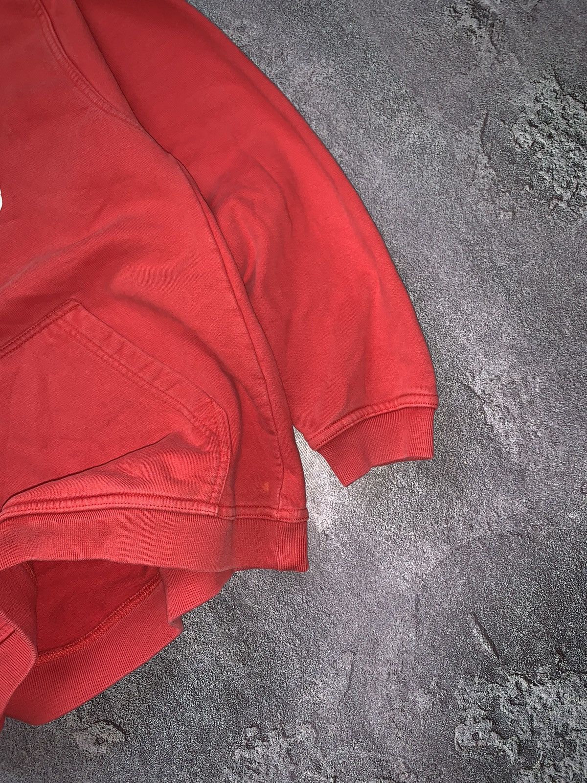 Quicksilver × Quiksilver Quiksilver S vintage red hoodie hooded sweatshirt sweater Size S / US 4 / IT 40 - 3 Thumbnail