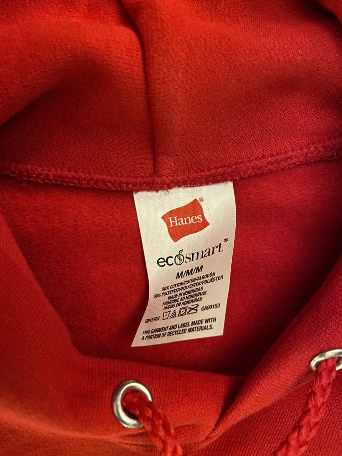 Hanes Hanes Red Blank Hoodie Size US M / EU 48-50 / 2 - 2 Preview