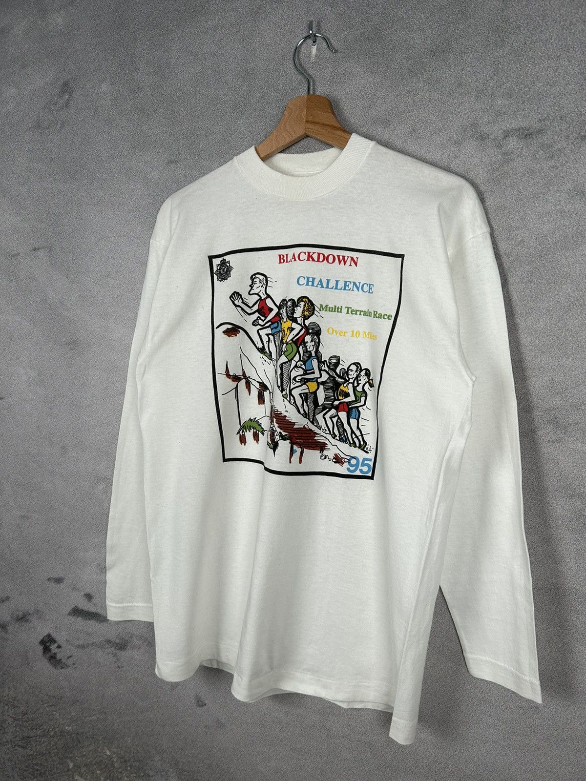 Vintage Vintage Marahton 1995 Single Stitch Longsleeve Retro Size US M / EU 48-50 / 2 - 2 Thumbnail