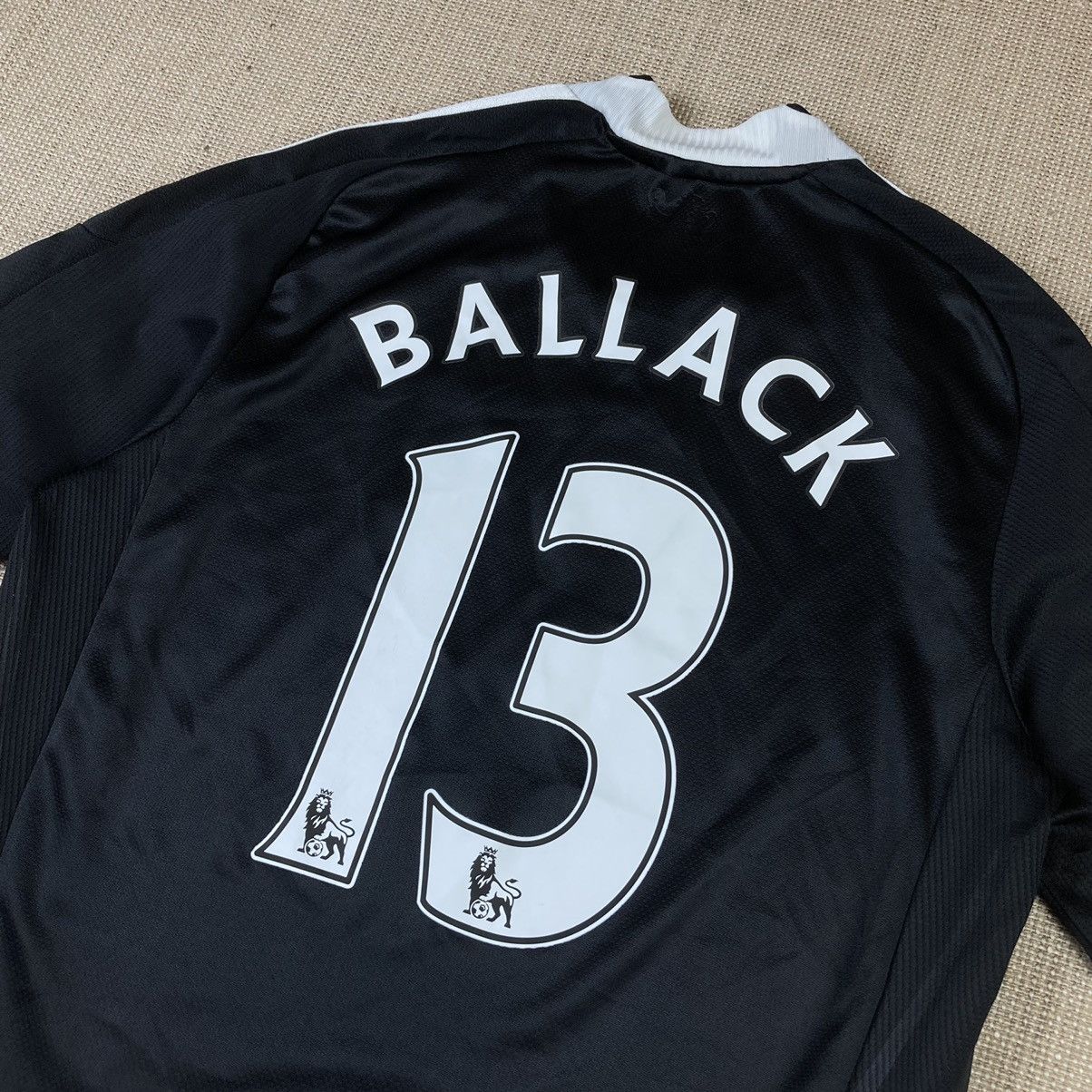 Adidas 2008 Vintage Chelsea Ballack 13 black jersey Size US S / EU 44-46 / 1 - 13 Thumbnail
