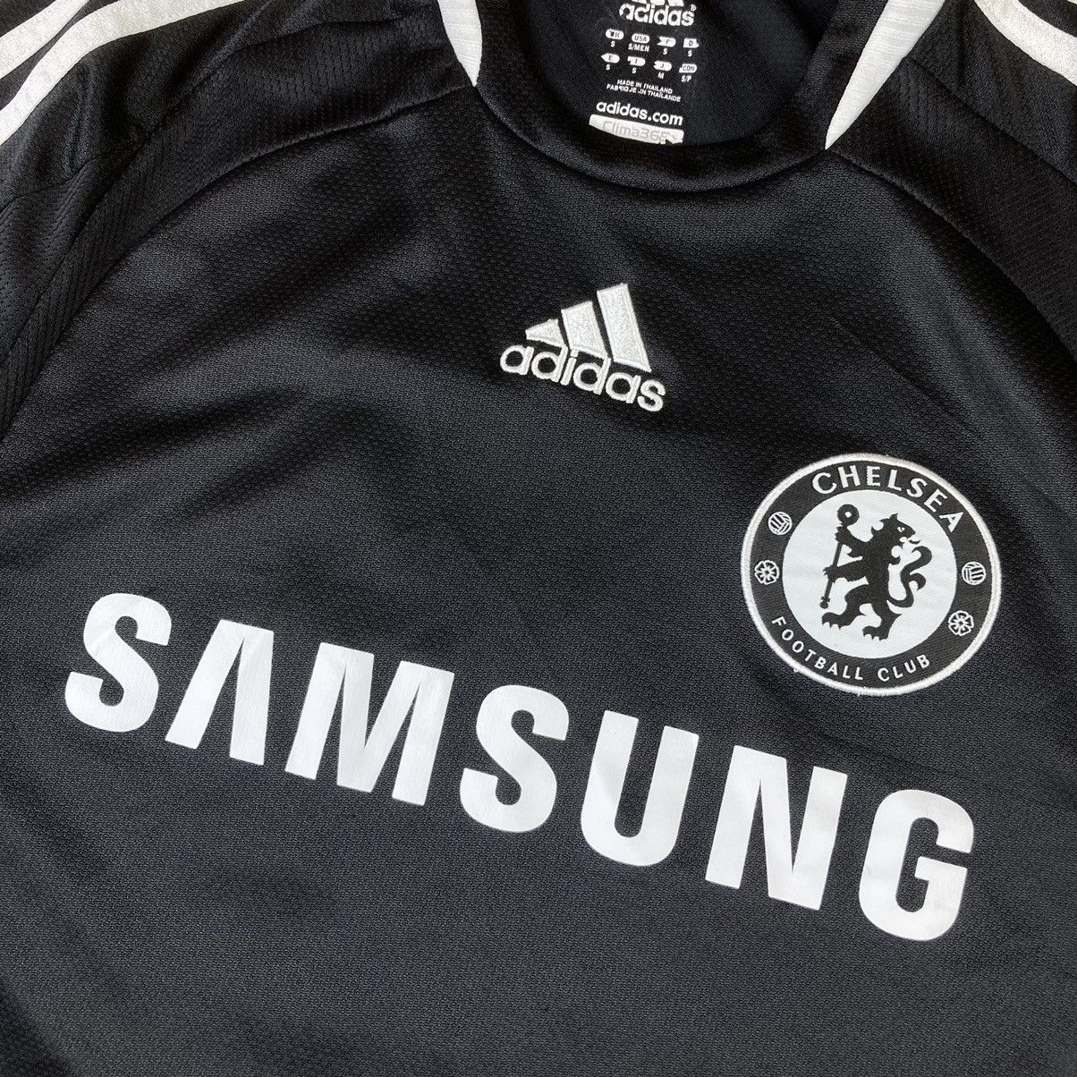 Adidas 2008 Vintage Chelsea Ballack 13 black jersey Size US S / EU 44-46 / 1 - 5 Thumbnail