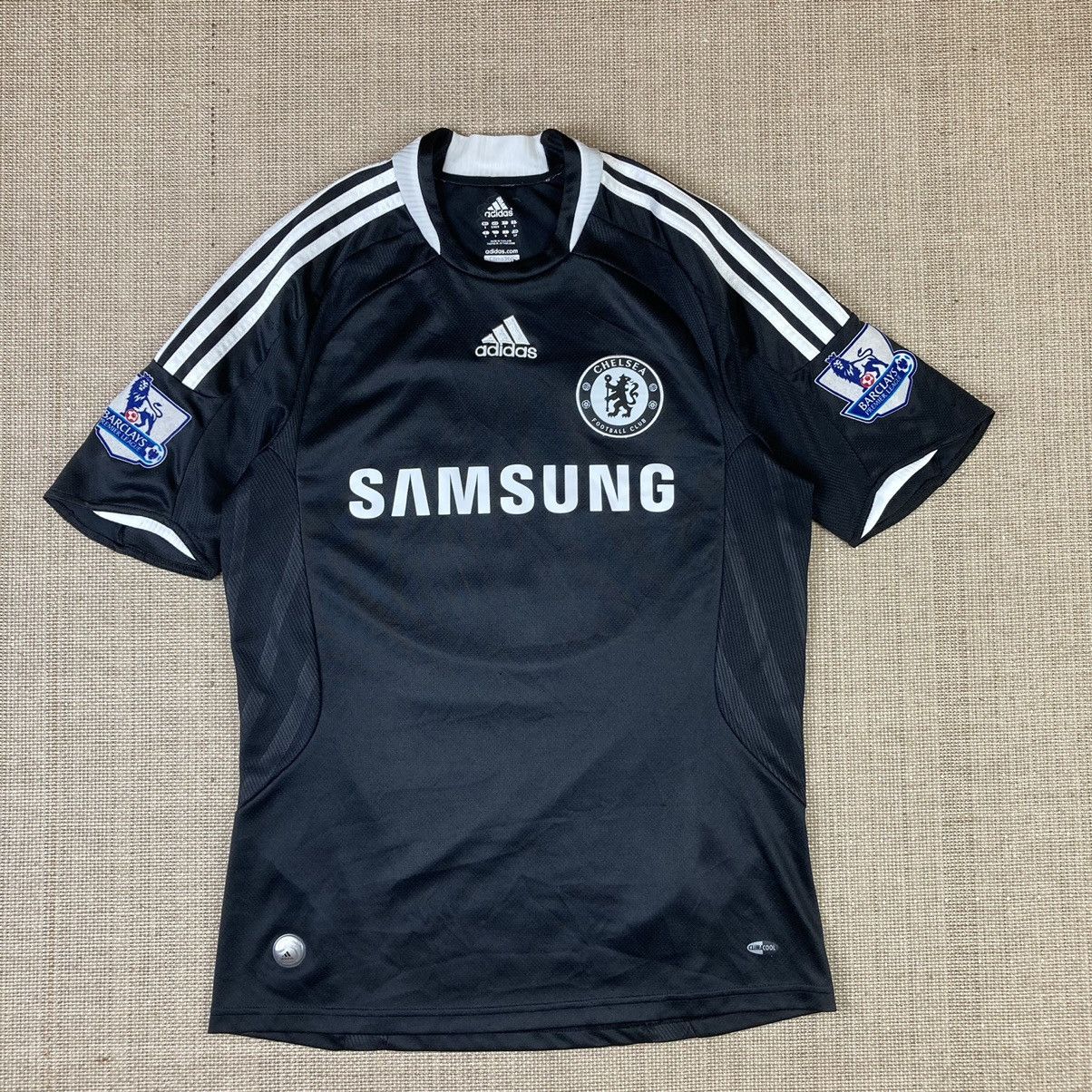 Adidas 2008 Vintage Chelsea Ballack 13 black jersey Size US S / EU 44-46 / 1 - 2 Thumbnail