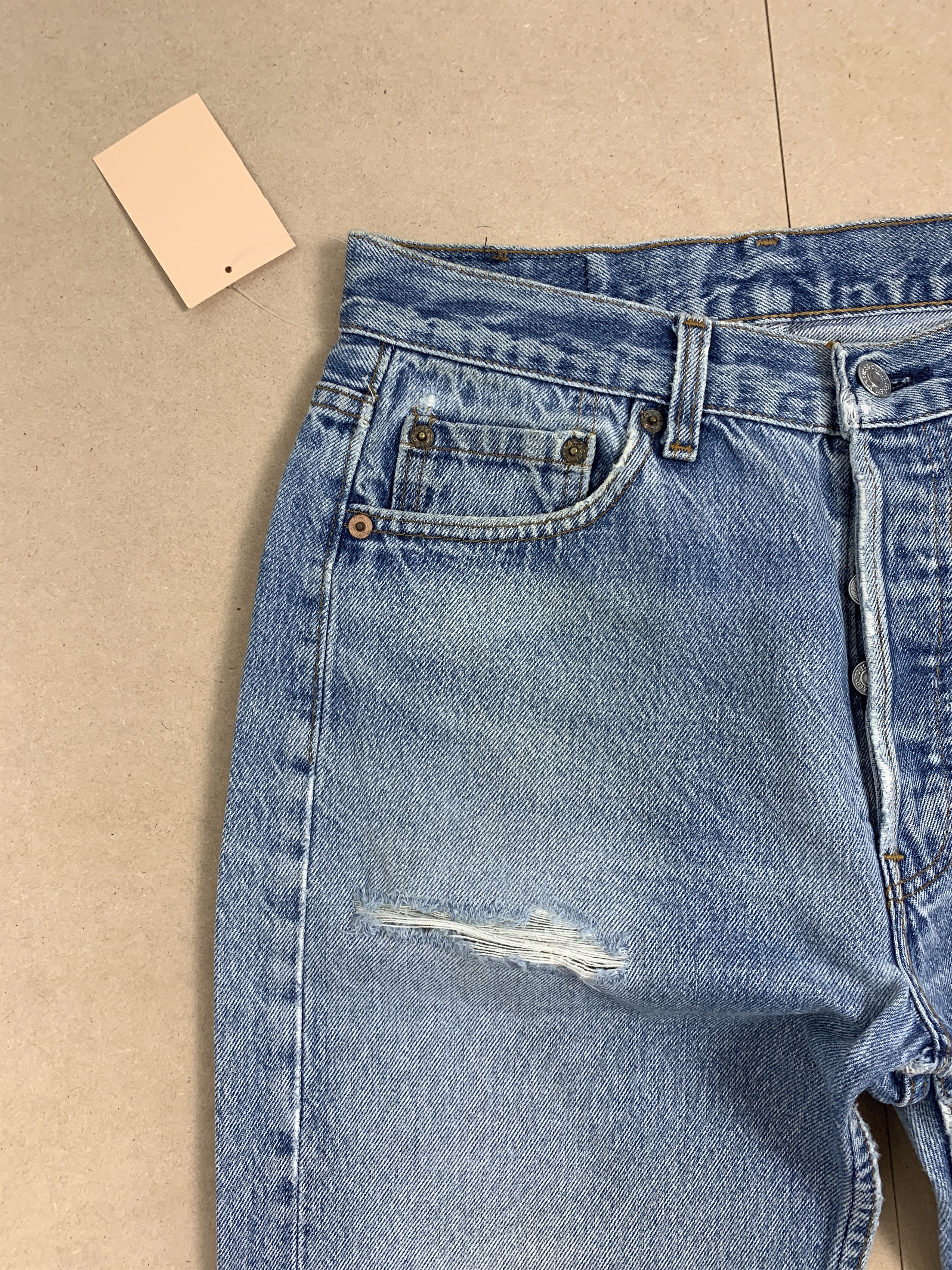 Levi's Vintage LEVI'S 501 Faded Straight Cut Jeans P0133 Size US 28 / EU 44 - 5 Thumbnail