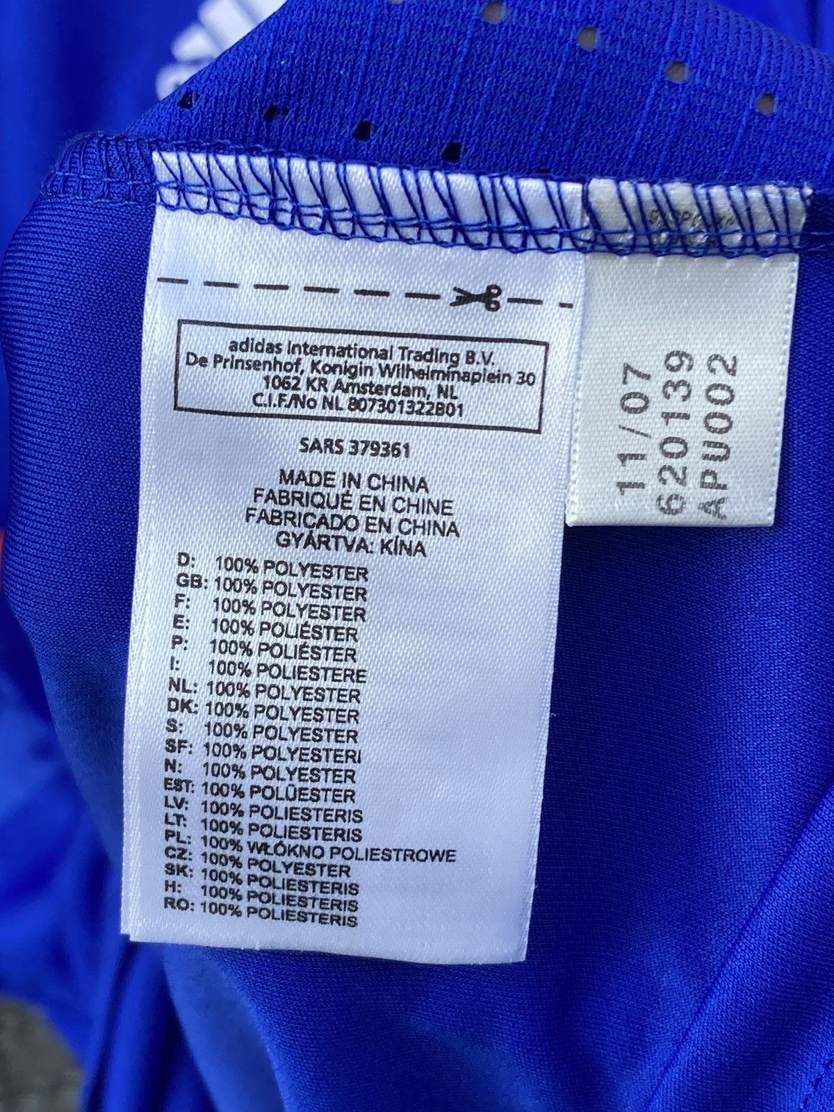Adidas × Vintage Vintage 2007 France football blue jersey Size US XL / EU 56 / 4 - 10 Thumbnail