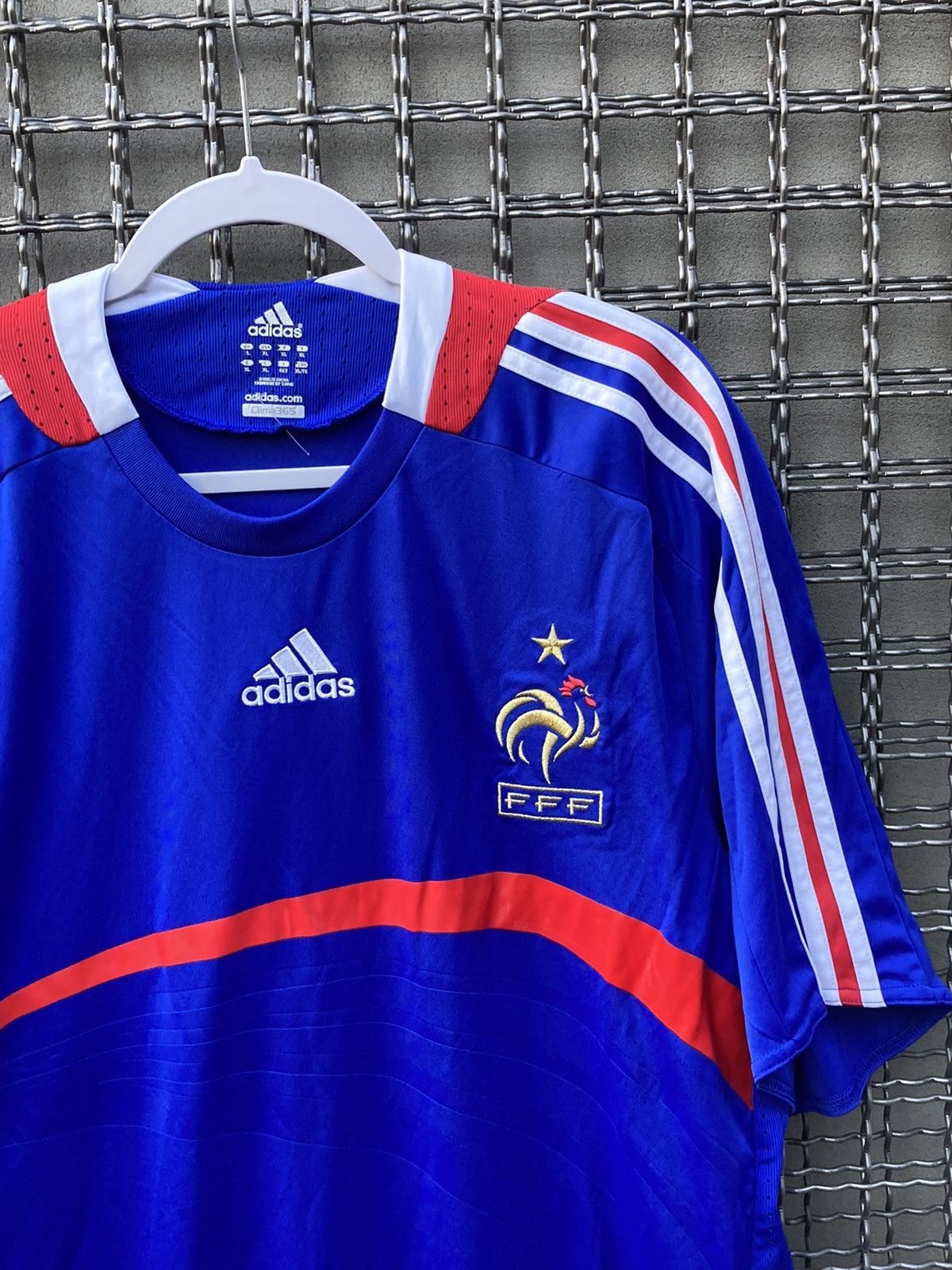 Adidas × Vintage Vintage 2007 France football blue jersey Size US XL / EU 56 / 4 - 2 Thumbnail