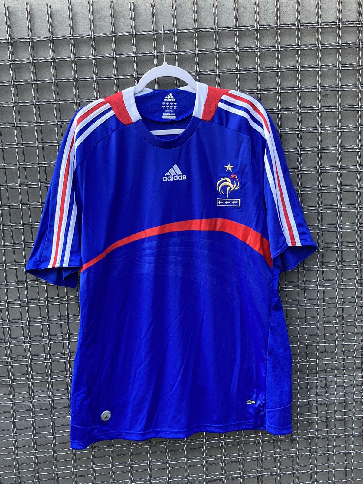 Adidas × Vintage Vintage 2007 France football blue jersey Size US XL / EU 56 / 4 - 1 Thumbnail