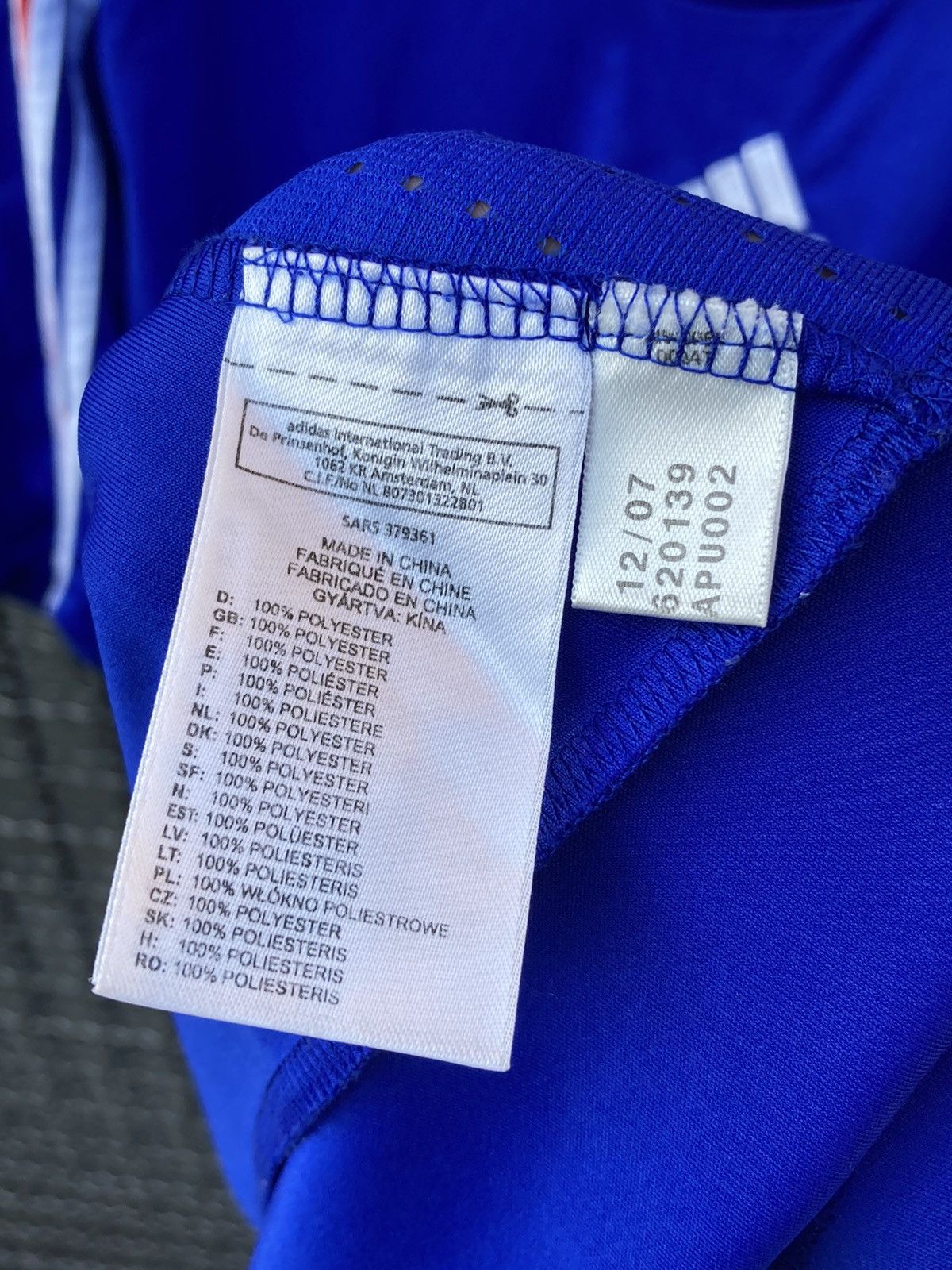 Adidas × Vintage Vintage 2007 France football blue jersey Size US XL / EU 56 / 4 - 8 Thumbnail
