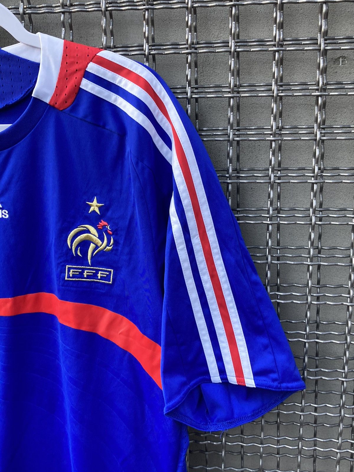 Adidas × Vintage Vintage 2007 France football blue jersey Size US XL / EU 56 / 4 - 6 Thumbnail