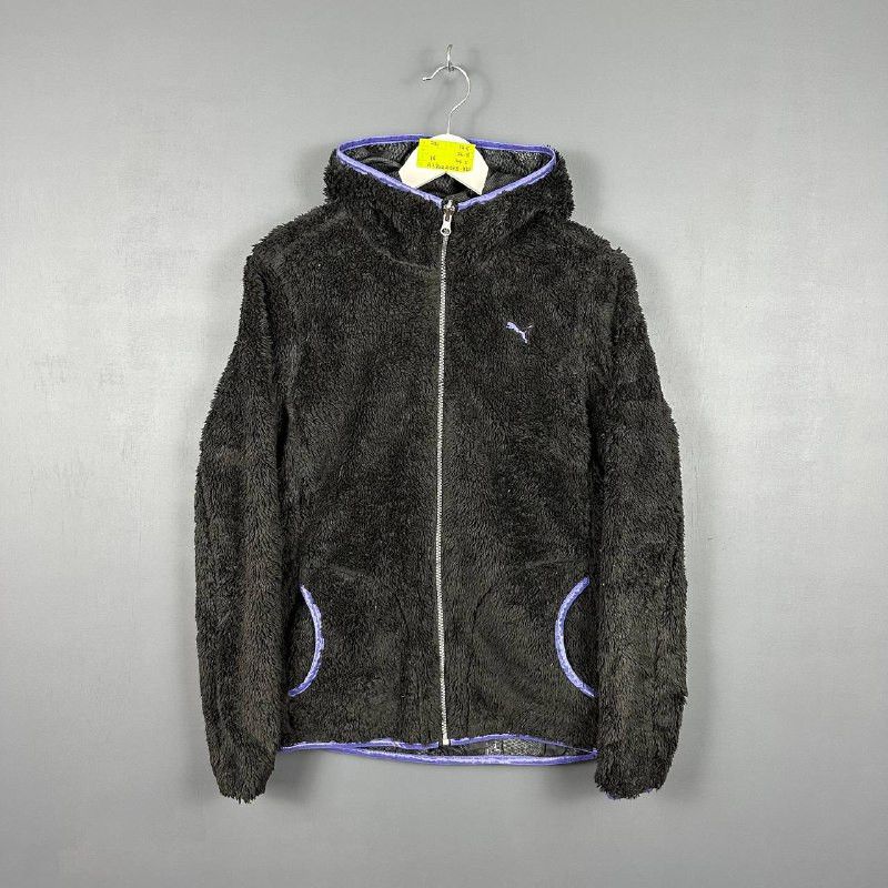 Vintage Puma Fleece Jacket Sports Casual Style Sportswear