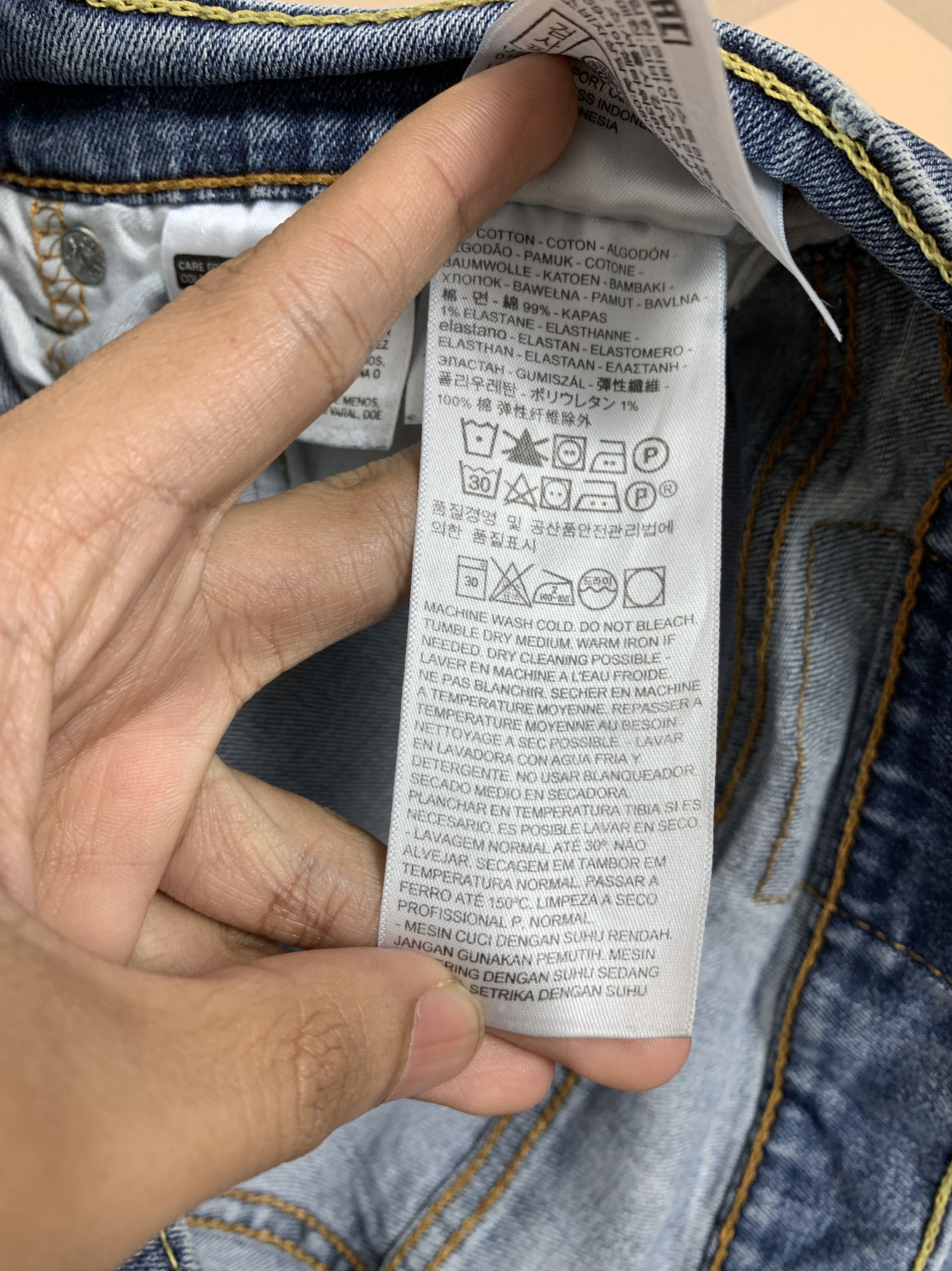 Levi's × Vintage Vintage LEVI'S 527 Boot Cut Faded Mid Wash Wi Size US 32 / EU 48 - 14 Thumbnail