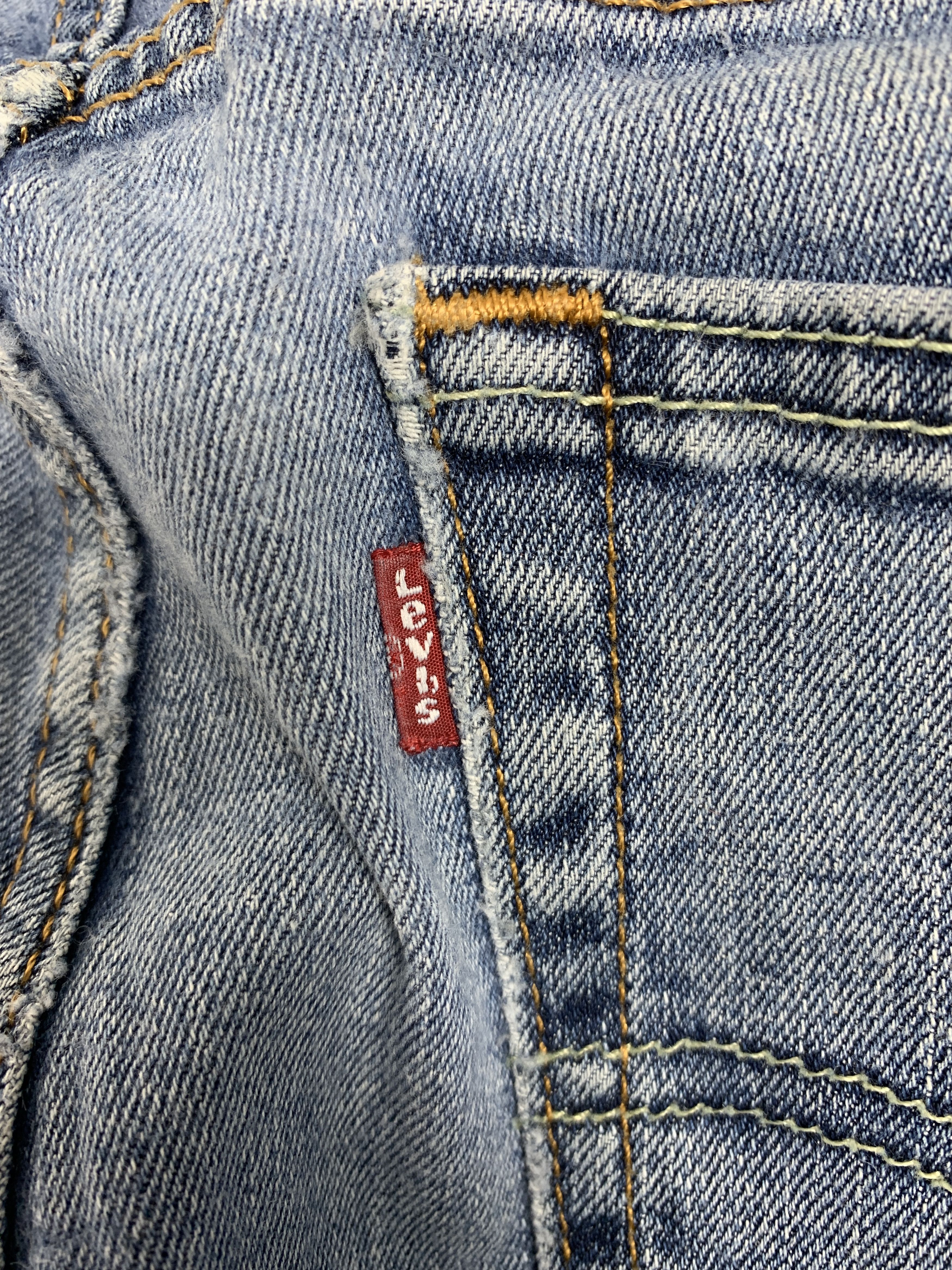Levi's × Vintage Vintage LEVI'S 527 Boot Cut Faded Mid Wash Wi Size US 32 / EU 48 - 9 Thumbnail