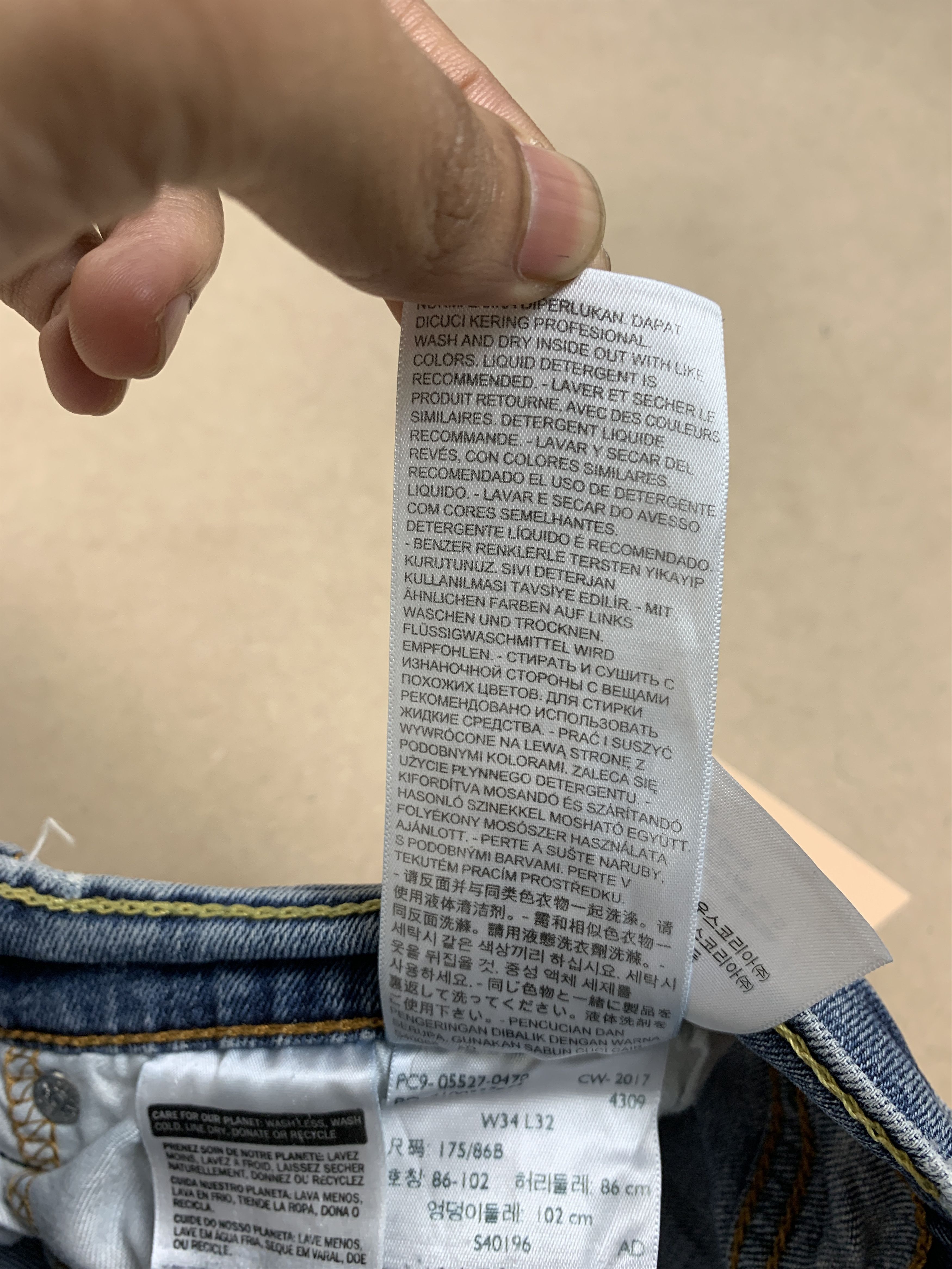 Levi's × Vintage Vintage LEVI'S 527 Boot Cut Faded Mid Wash Wi Size US 32 / EU 48 - 15 Thumbnail