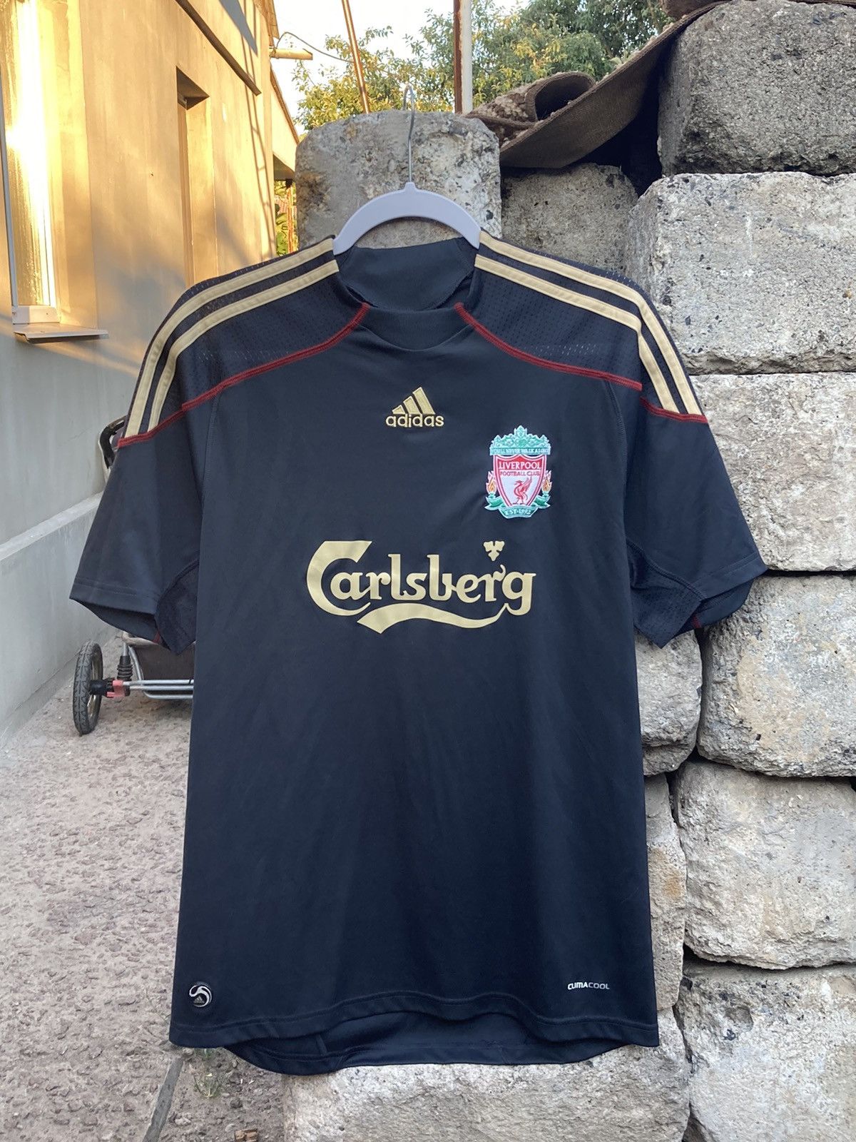 Vintage Vintage Adidas Liverpool Murphy #4 grey soccer jersey Size US M / EU 48-50 / 2 - 1 Thumbnail