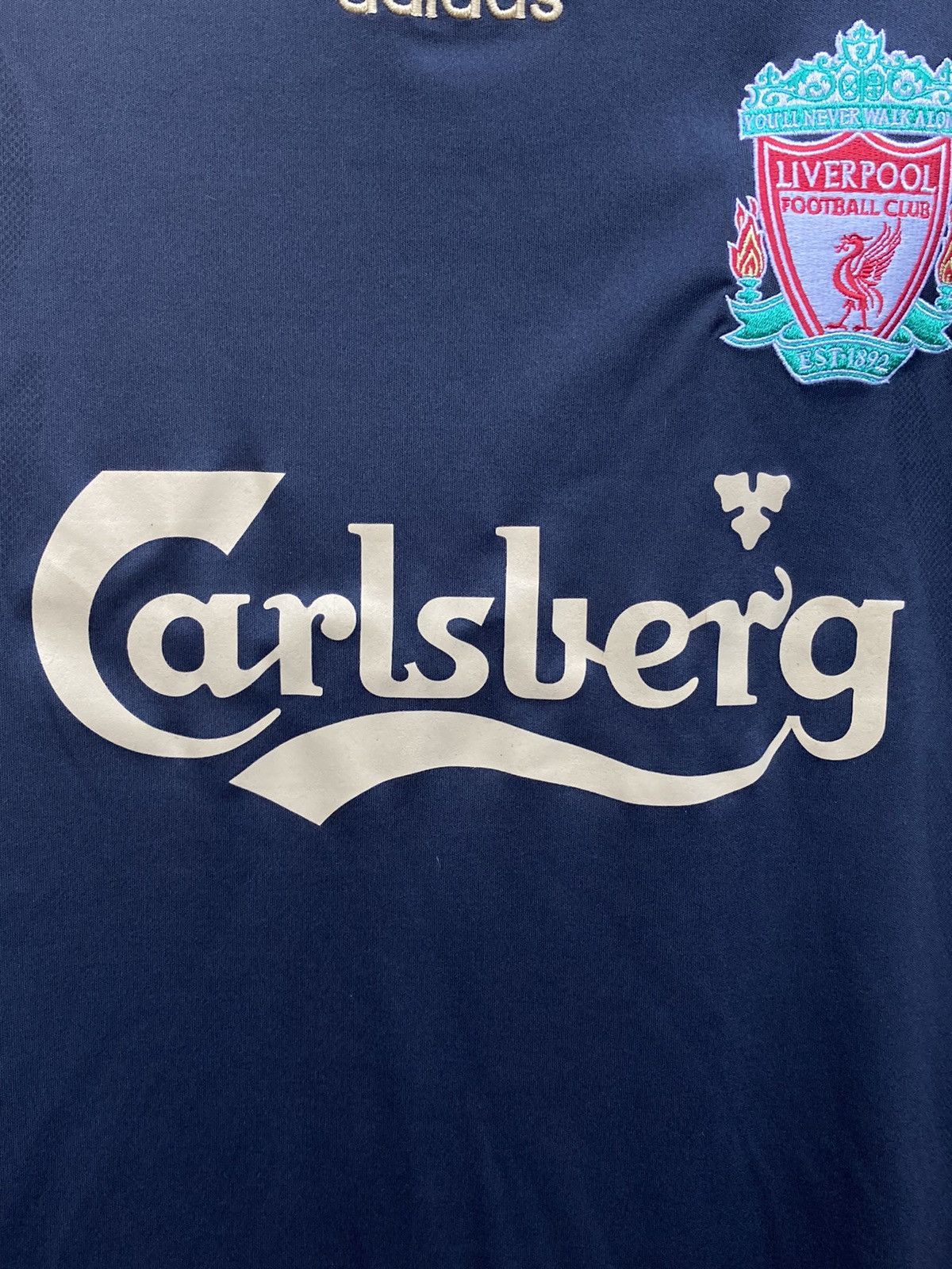 Vintage Vintage Adidas Liverpool Murphy #4 grey soccer jersey Size US M / EU 48-50 / 2 - 5 Thumbnail