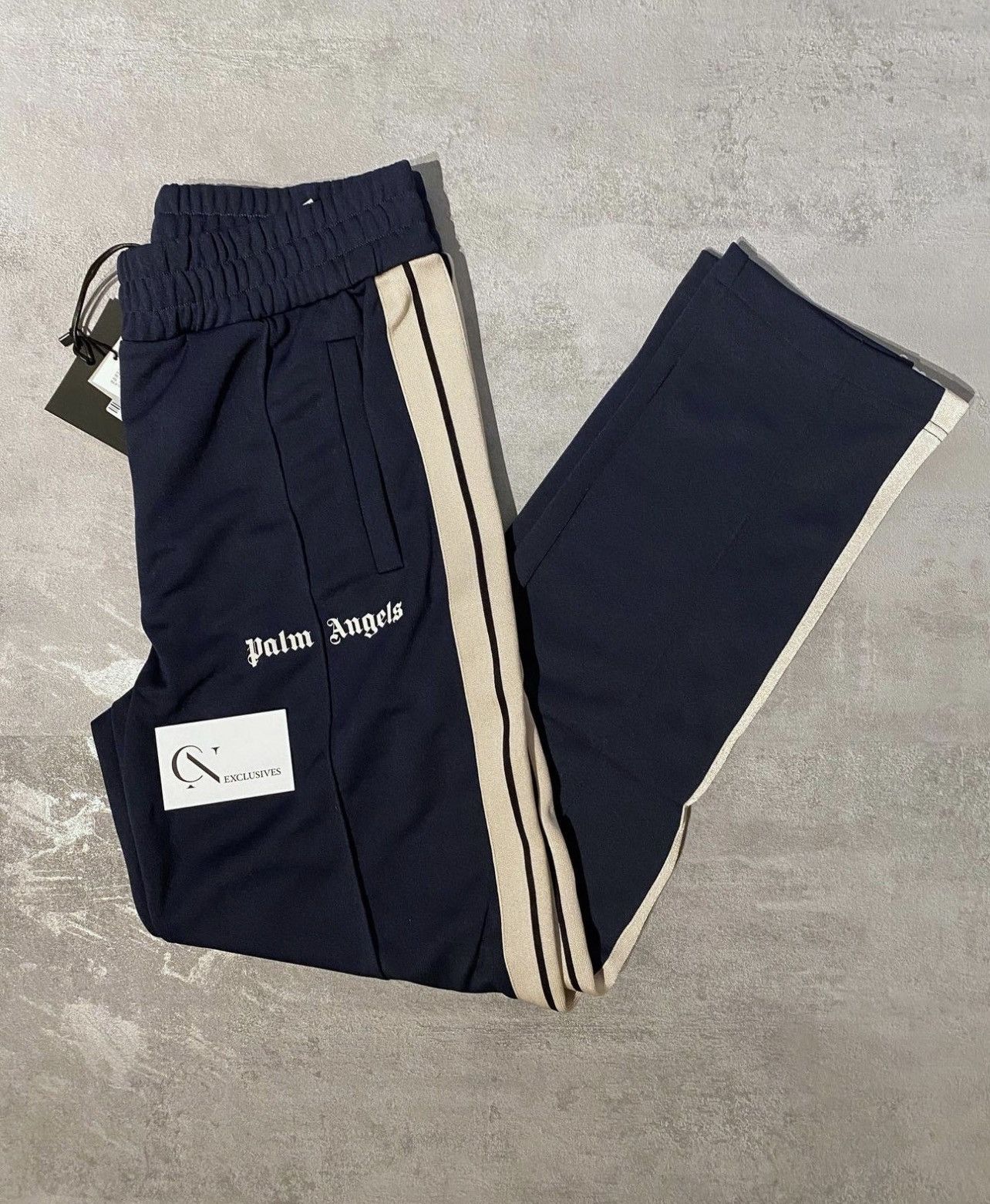Palm Angels Navy Trackpants (Size XL)