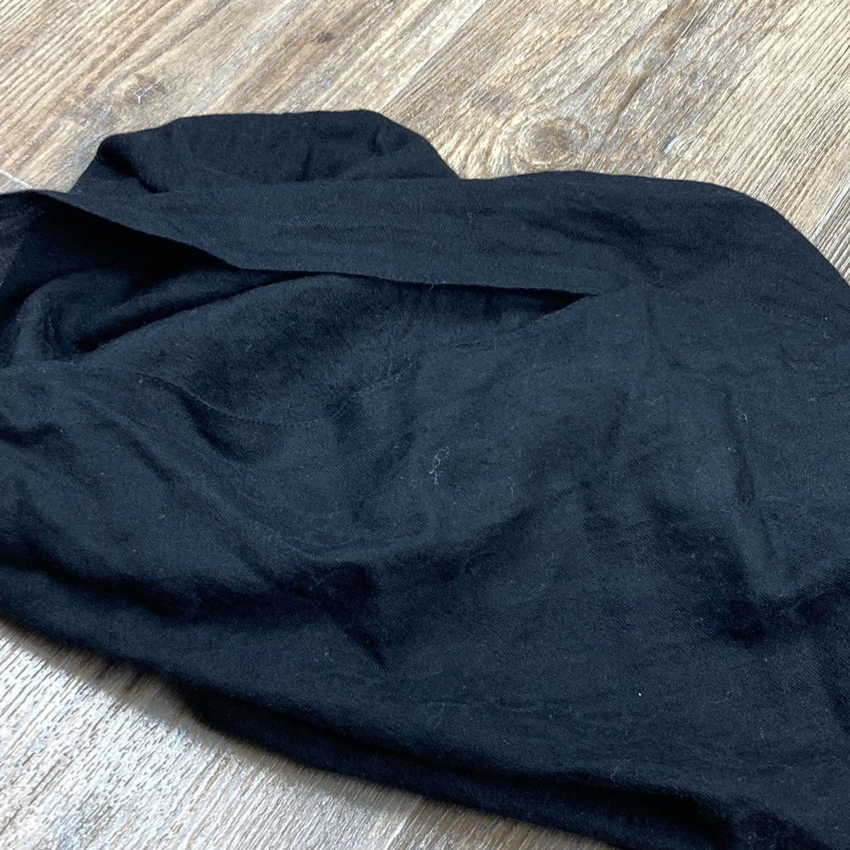 Gucci × Vintage Gucci wool silk monogram black shawl scarf Size ONE SIZE - 7 Thumbnail