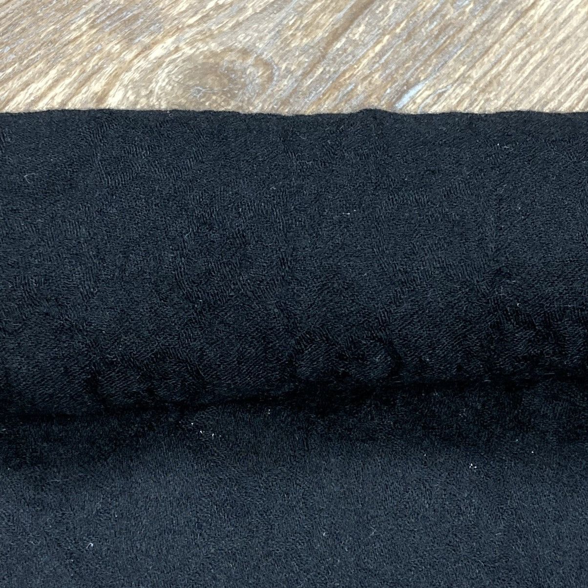 Gucci × Vintage Gucci wool silk monogram black shawl scarf Size ONE SIZE - 4 Thumbnail