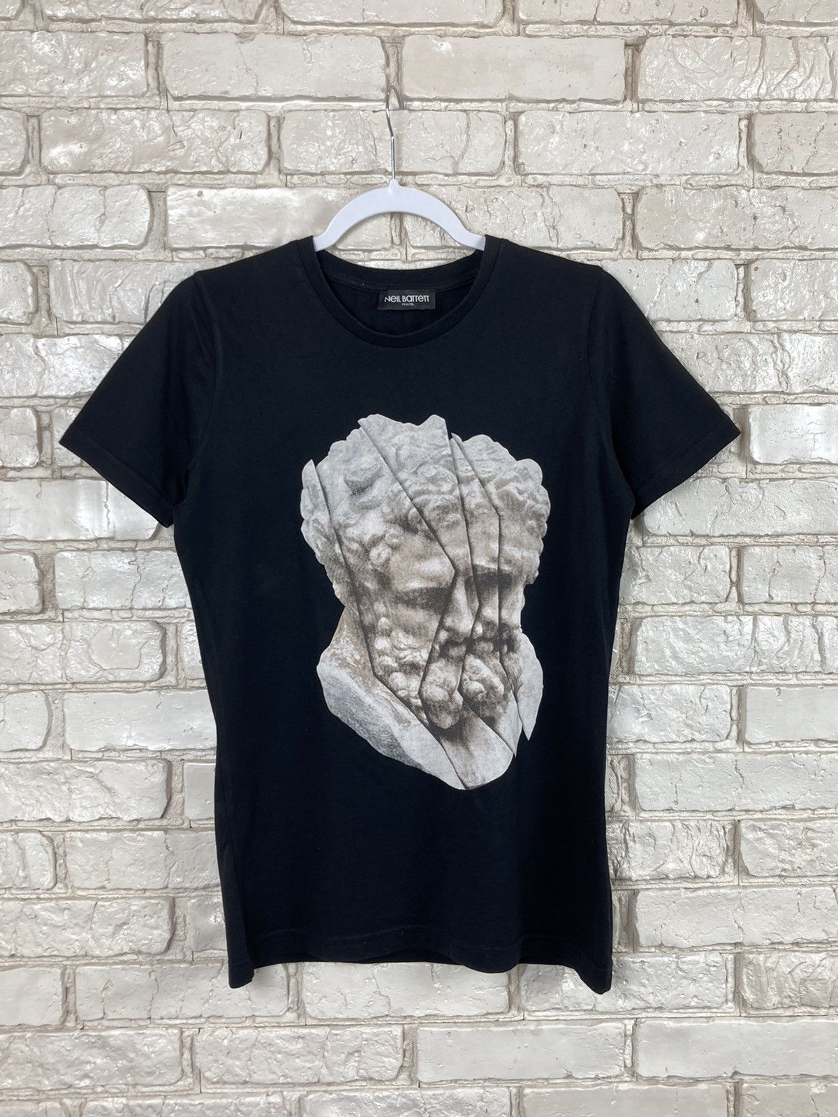 Neil Barrett Neil Barrett Statue double print shirt Size US S / EU 44-46 / 1 - 2 Thumbnail