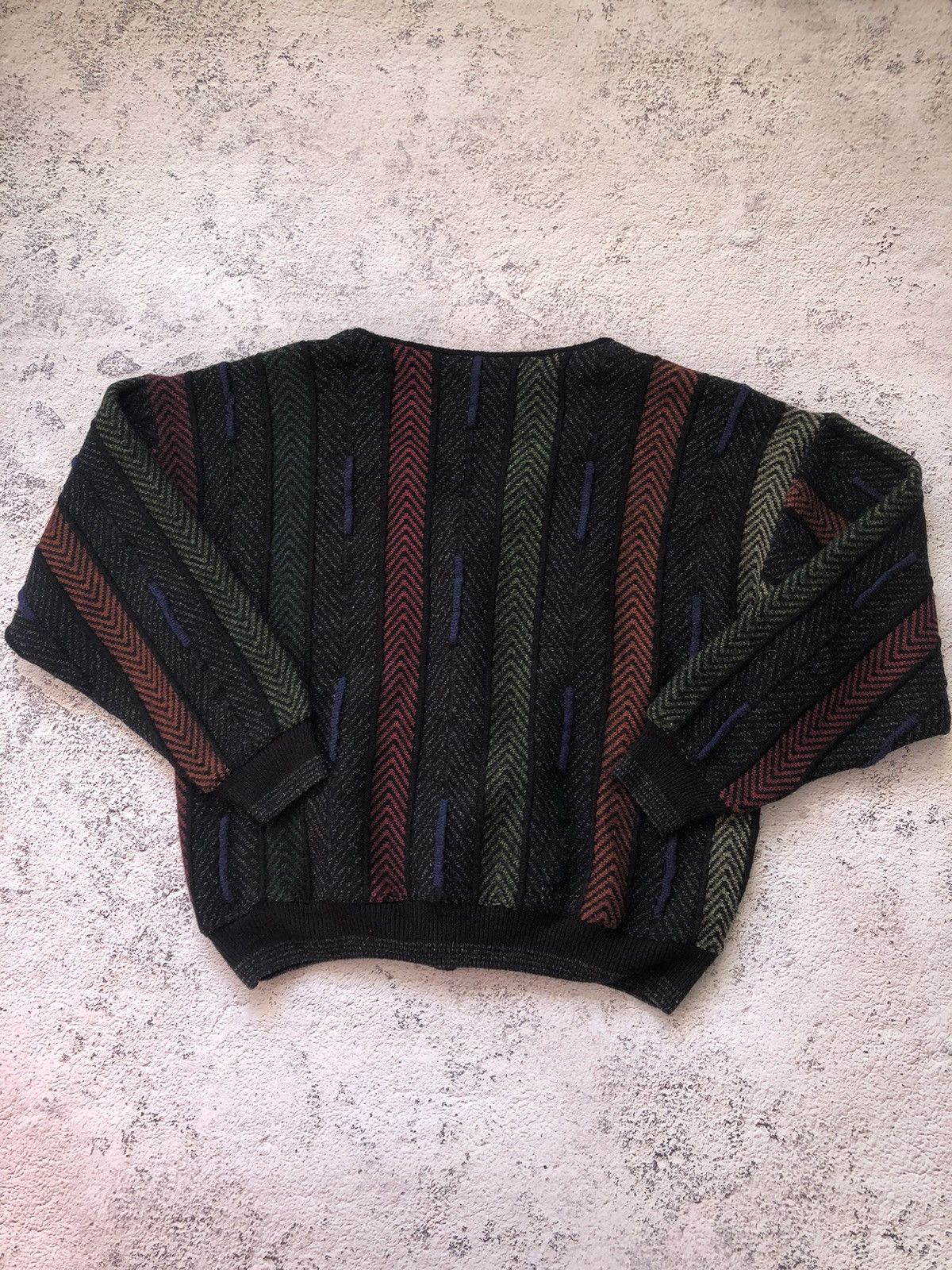 Carlo Colucci × Coogi × Vintage 😍Vintage Renalo Cavalli Cardidan Sweater Coogi style Size L / US 10 / IT 46 - 5 Thumbnail