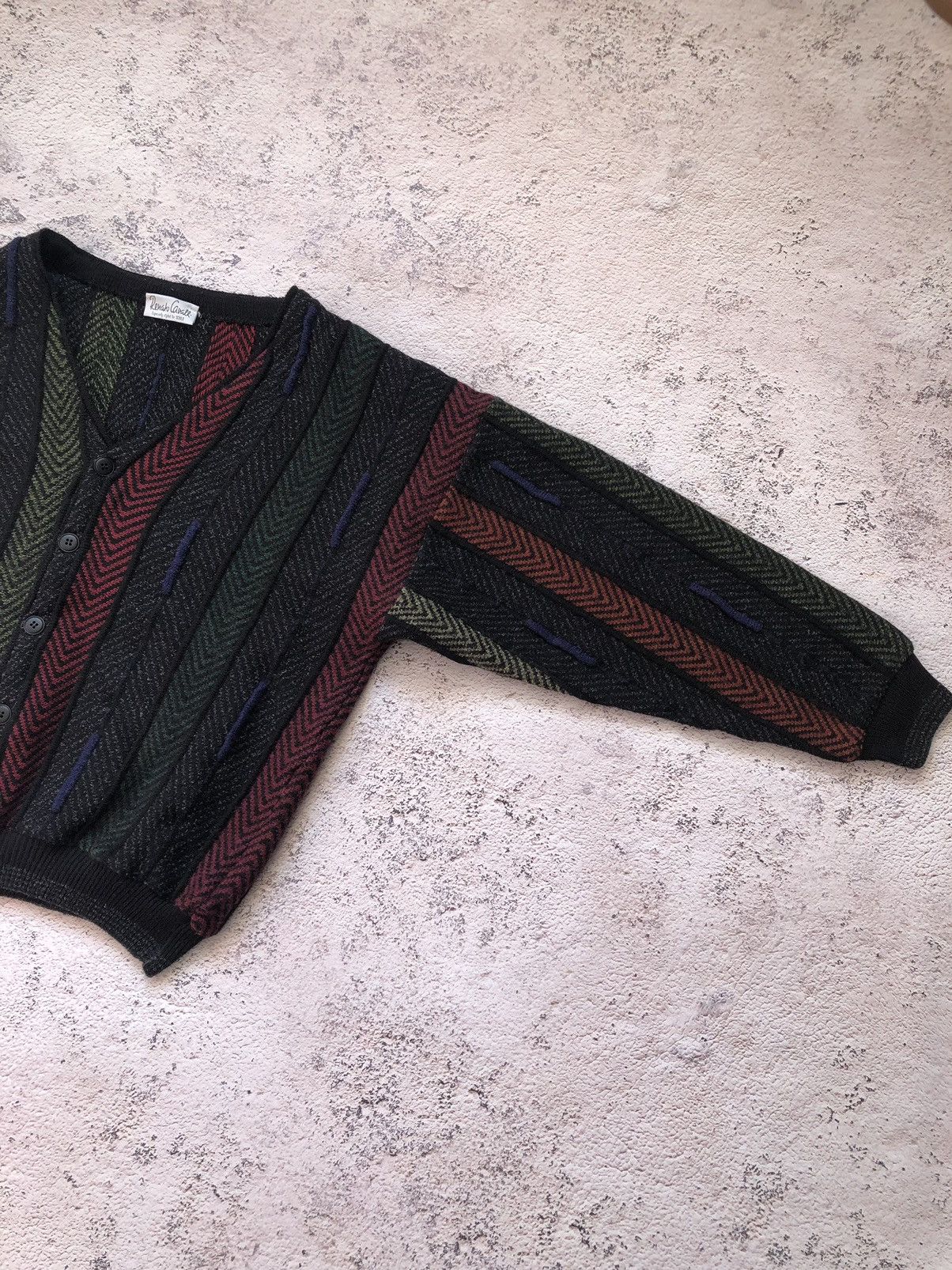 Carlo Colucci × Coogi × Vintage 😍Vintage Renalo Cavalli Cardidan Sweater Coogi style Size L / US 10 / IT 46 - 4 Thumbnail