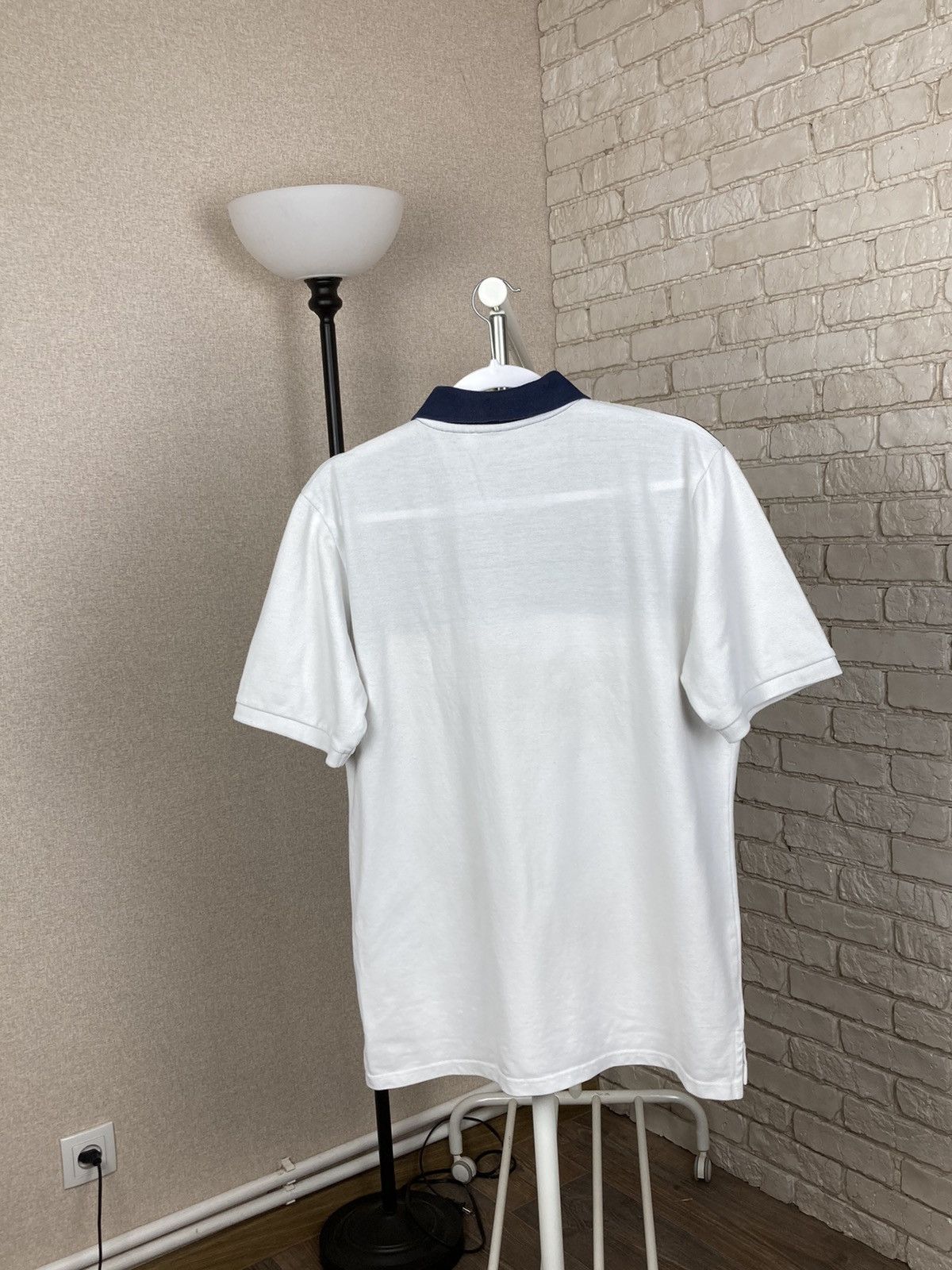 Vintage × Yves Saint Laurent Vintage Yves Saint Laurent big logo blue polo shirt Size US M / EU 48-50 / 2 - 10 Thumbnail