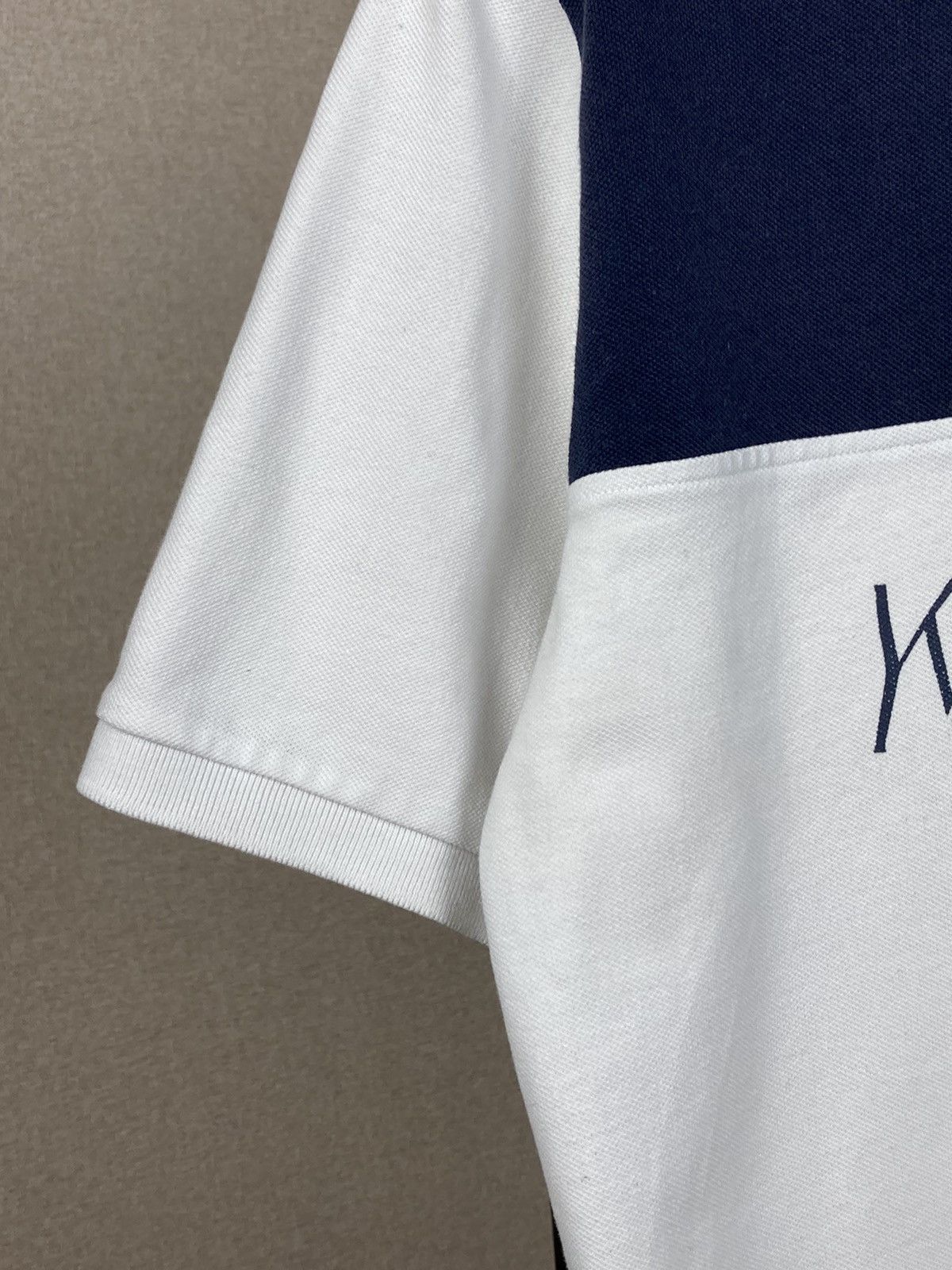 Vintage × Yves Saint Laurent Vintage Yves Saint Laurent big logo blue polo shirt Size US M / EU 48-50 / 2 - 8 Thumbnail