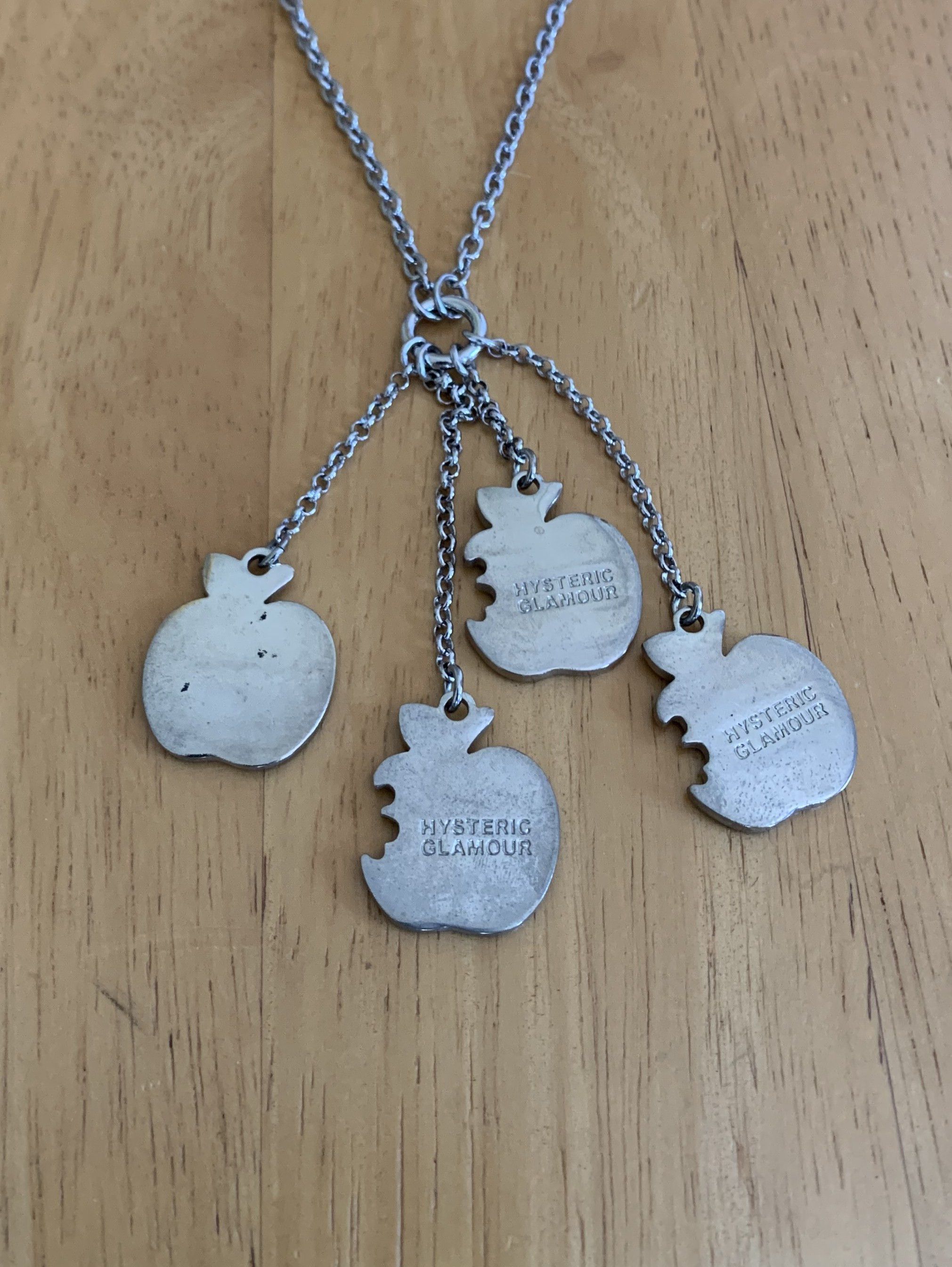 Hysteric Glamour Hysteric Glamour Skull Apple Charm Necklace