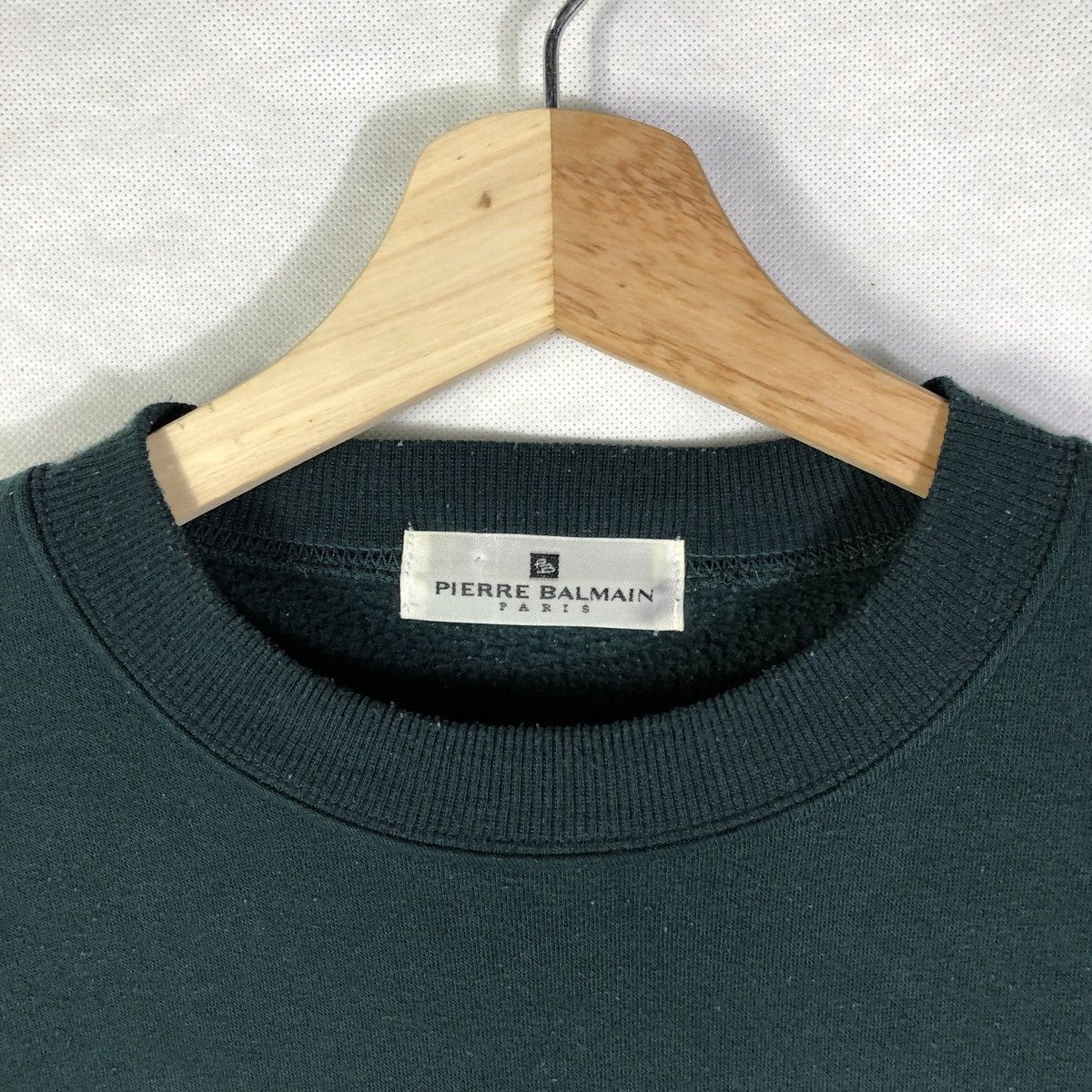 Balmain × Pierre Balmain × Vintage Vintage Pierre Balmain Paris Embroidery Crewneck Sweatshirt Size US L / EU 52-54 / 3 - 5 Thumbnail