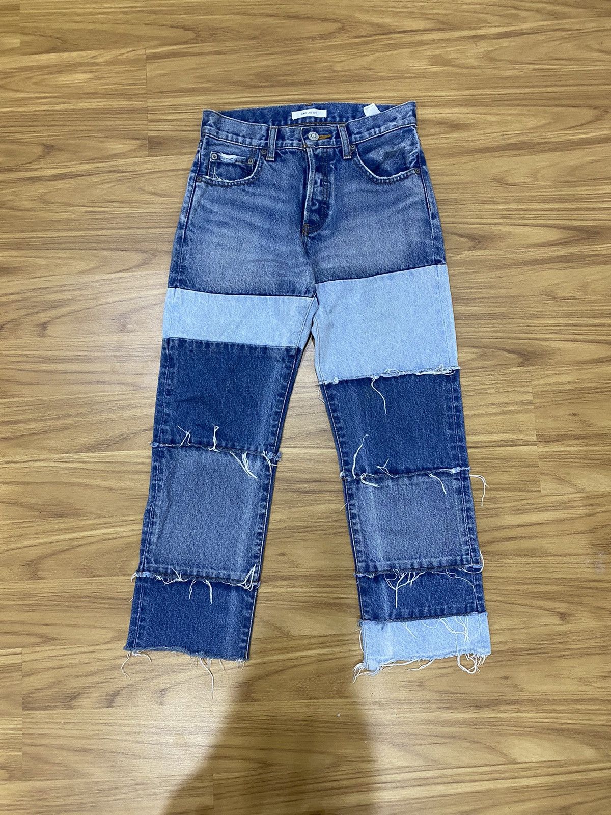 Hysteric Glamour Moussy Hagi Patchwork Jeans Size US 28 / EU 44 - 6 Thumbnail
