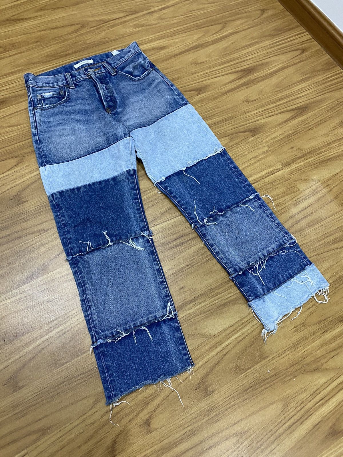 Hysteric Glamour Moussy Hagi Patchwork Jeans Size US 28 / EU 44 - 3 Thumbnail