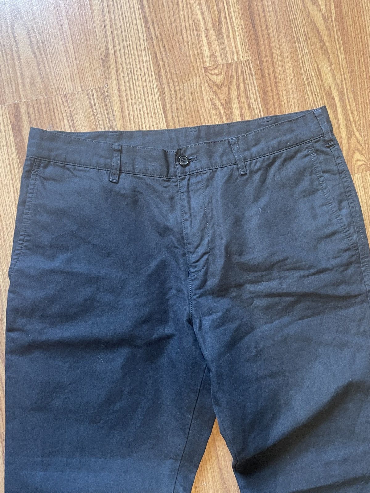 Comme des Garcons Homme Comme Des Garcons Homme Pants Navy Cotton Linen Chino M Size US 32 / EU 48 - 2 Thumbnail