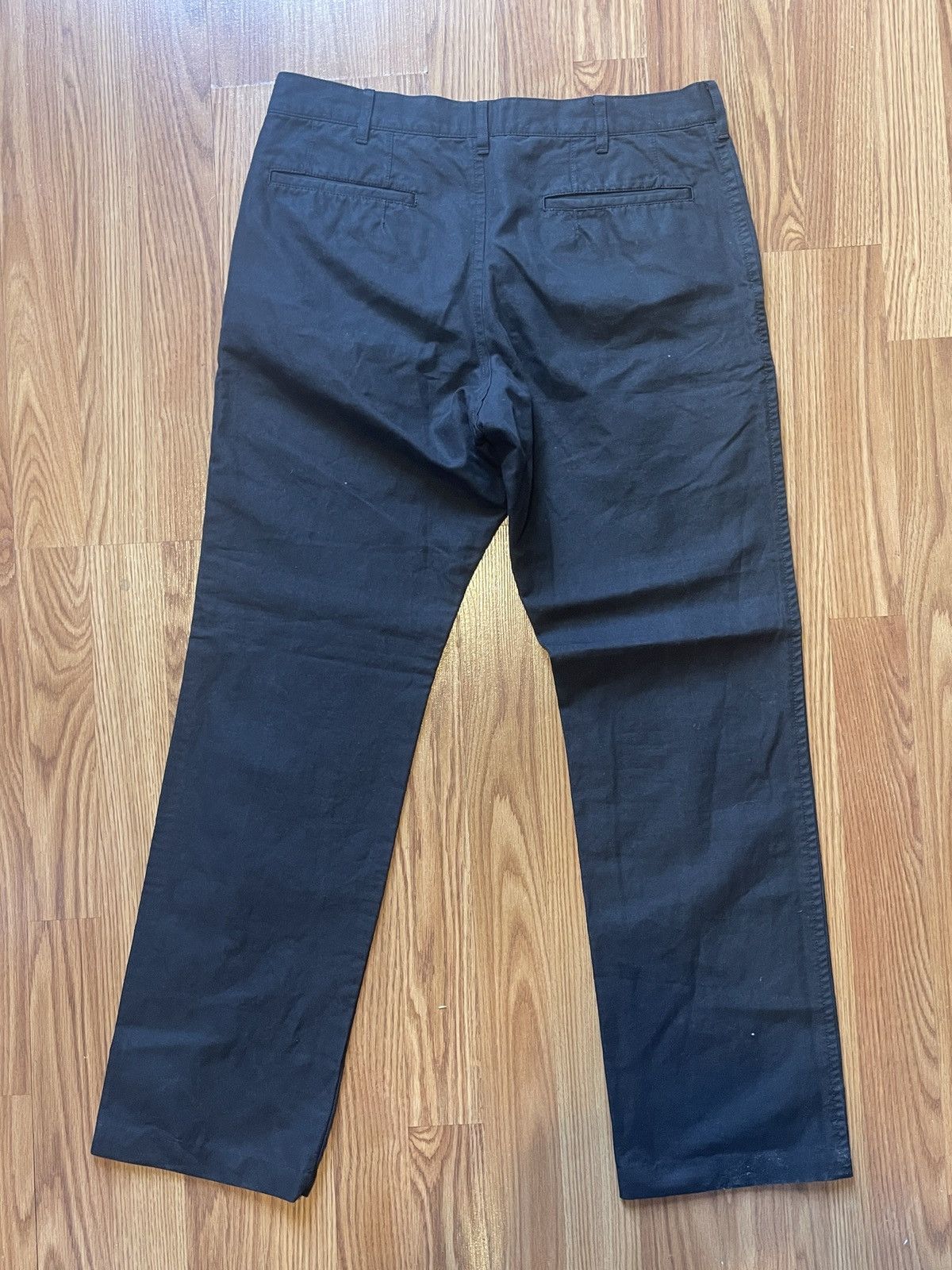 Comme des Garcons Homme Comme Des Garcons Homme Pants Navy Cotton Linen Chino M Size US 32 / EU 48 - 3 Thumbnail