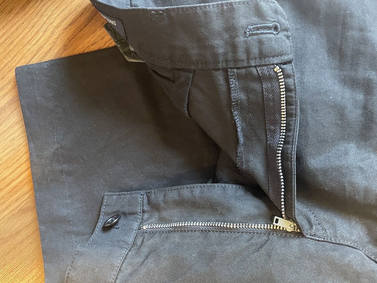 Comme des Garcons Homme Comme Des Garcons Homme Pants Navy Cotton Linen Chino M Size US 32 / EU 48 - 6 Thumbnail