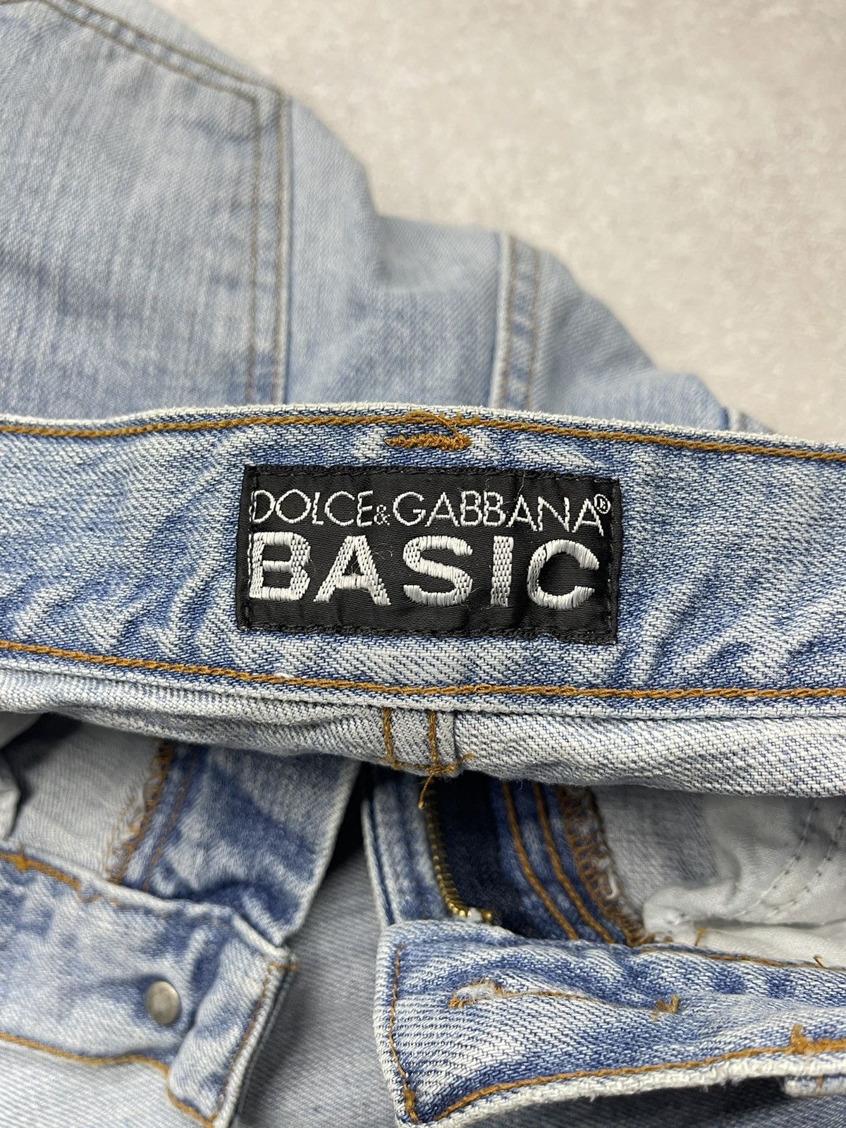 Dolce & Gabbana Vintage Dolce Gabbana Jeans Denim Blue Italy Designer Size US 34 / EU 50 - 10 Thumbnail