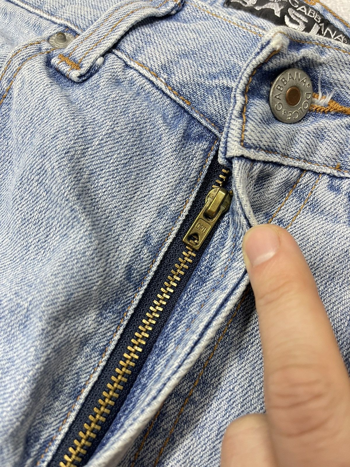 Dolce & Gabbana Vintage Dolce Gabbana Jeans Denim Blue Italy Designer Size US 34 / EU 50 - 7 Thumbnail
