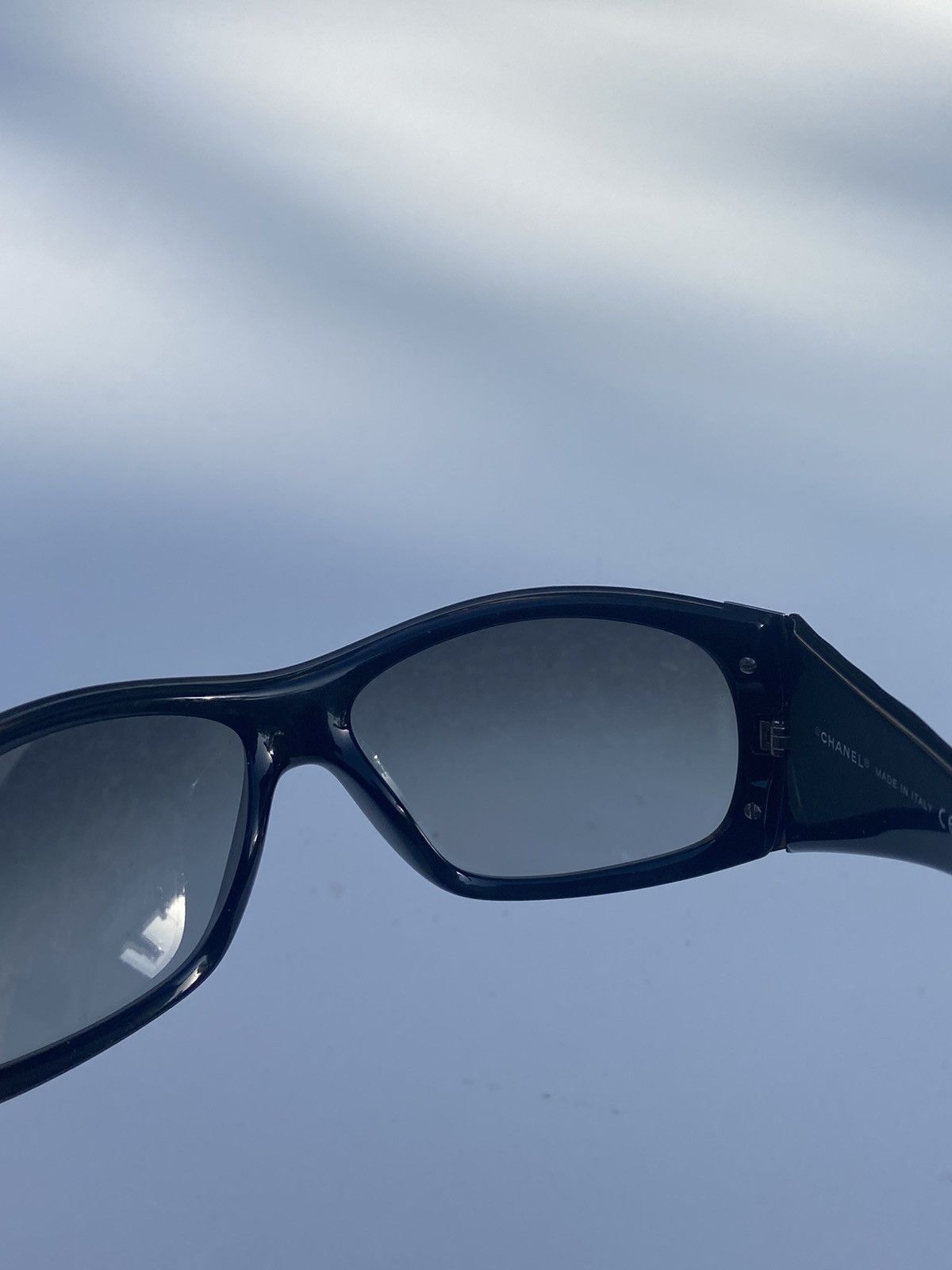 Chanel Chanel 6009 Black Shield Sunglasses Size ONE SIZE - 16 Thumbnail