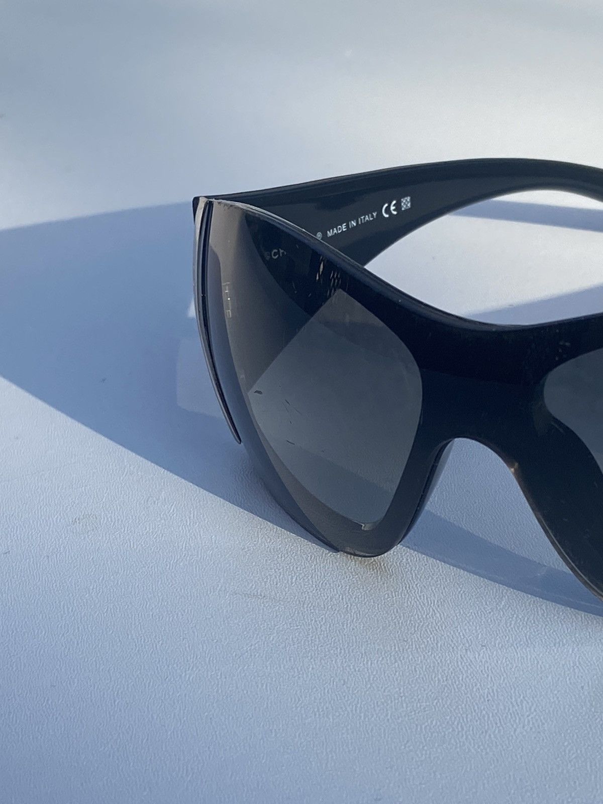 Chanel Chanel 6009 Black Shield Sunglasses Size ONE SIZE - 7 Thumbnail