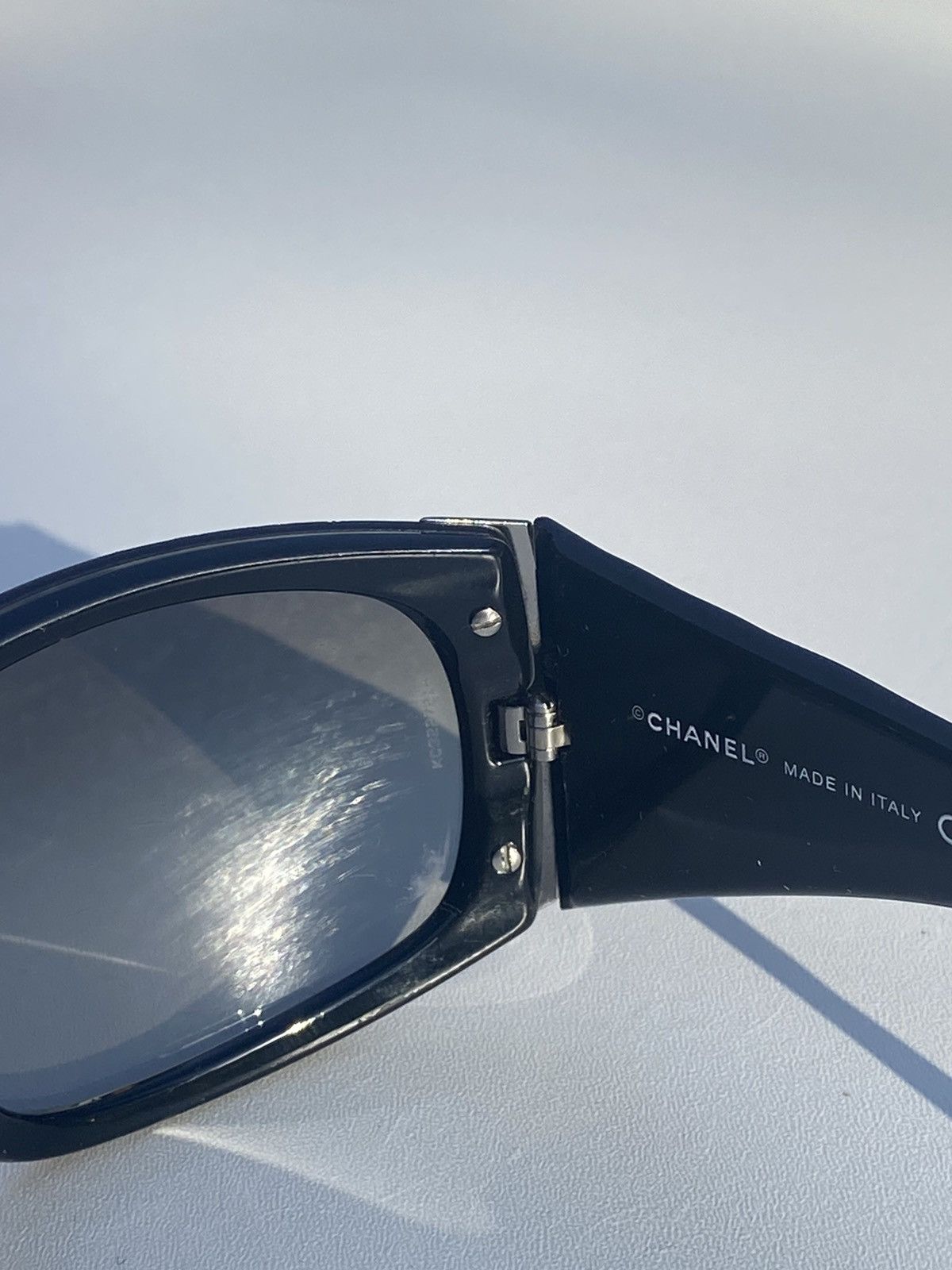 Chanel Chanel 6009 Black Shield Sunglasses Size ONE SIZE - 10 Thumbnail