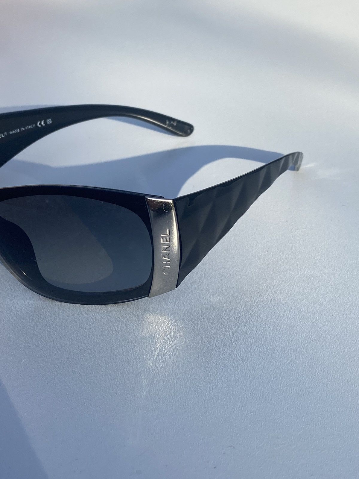 Chanel Chanel 6009 Black Shield Sunglasses Size ONE SIZE - 2 Thumbnail