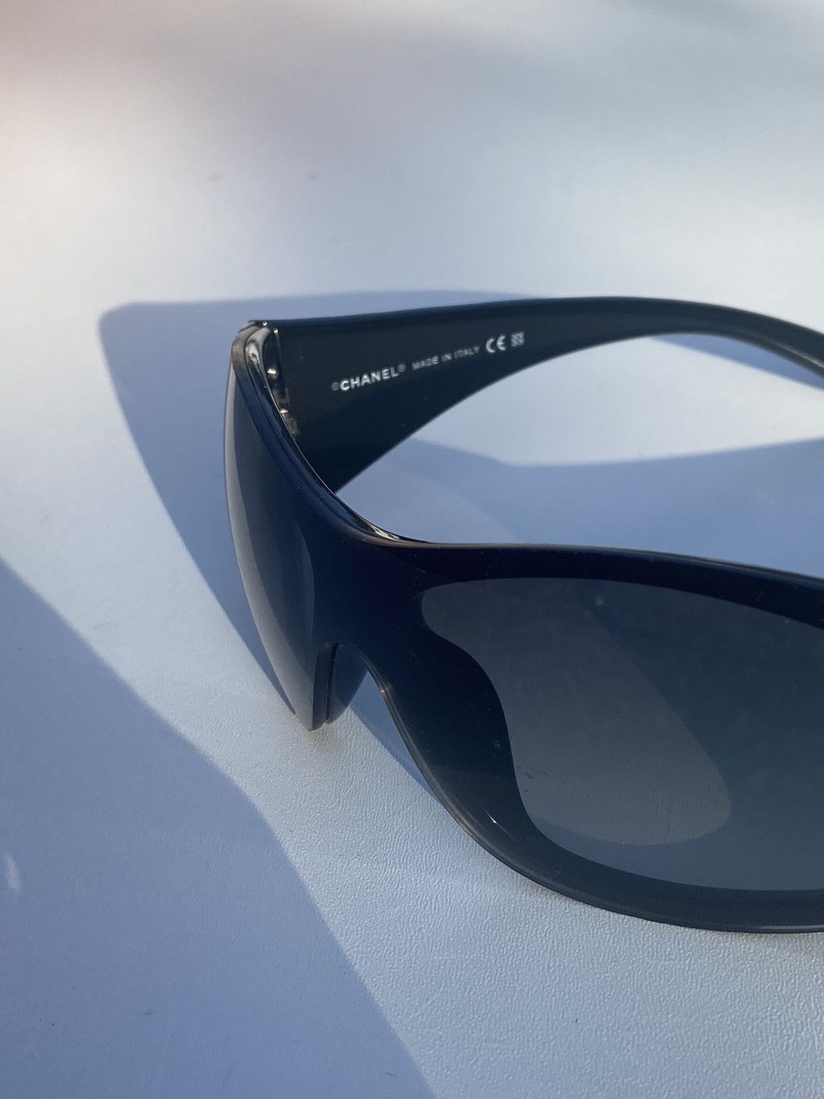 Chanel Chanel 6009 Black Shield Sunglasses Size ONE SIZE - 5 Thumbnail