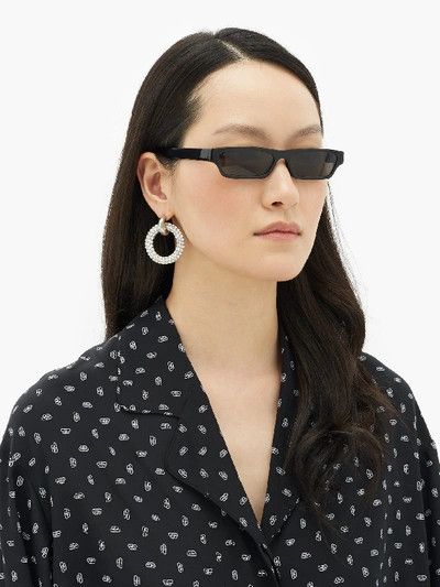 BALENCIAGA ブラックサングラス BB0075S 001 Balenciaga Balenciaga BB0075S Sunglasses | Grailed