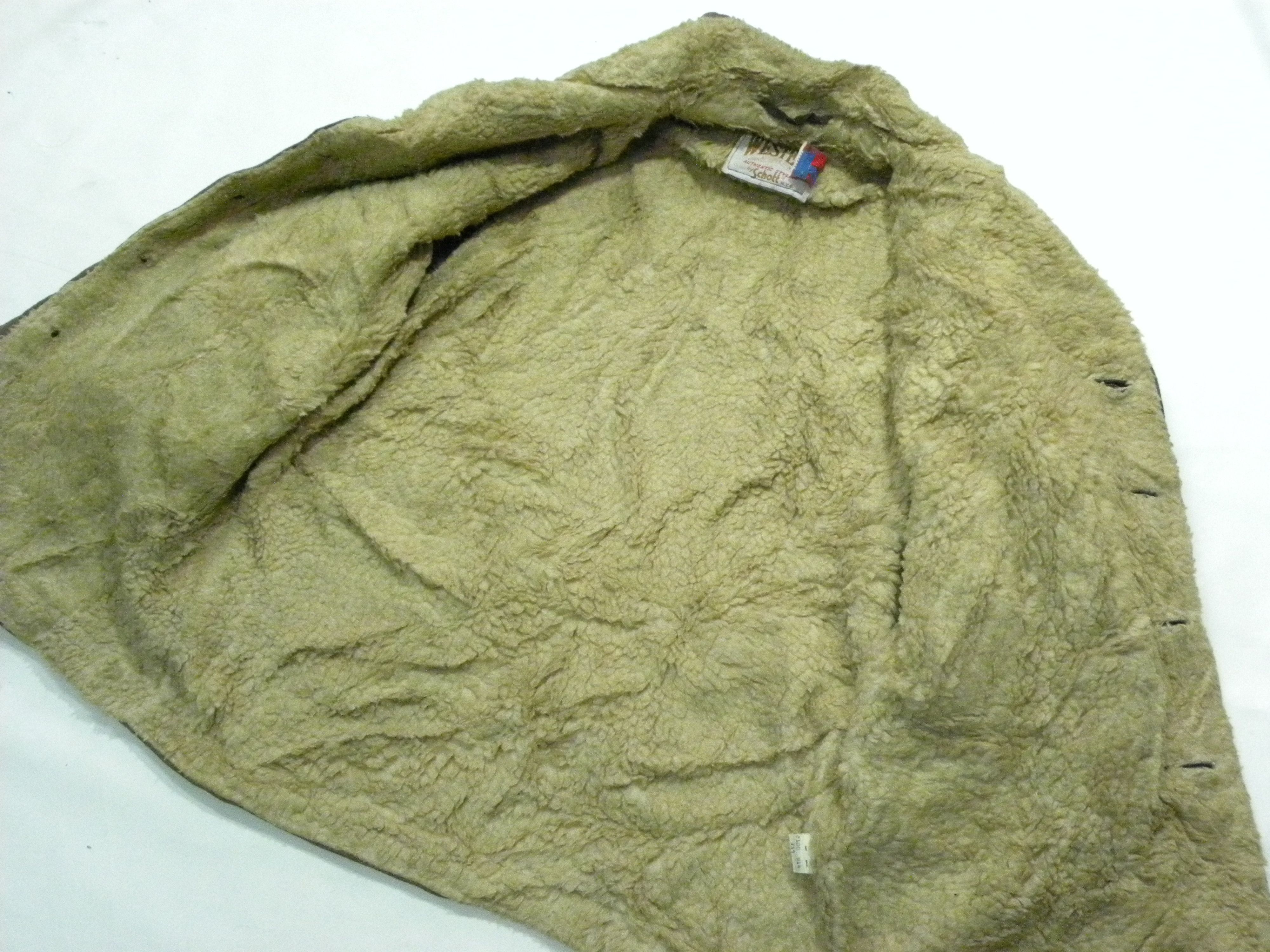 Schott Schott Western Suede Leather Sherpa Jacket Shearling Size US M / EU 48-50 / 2 - 7 Thumbnail