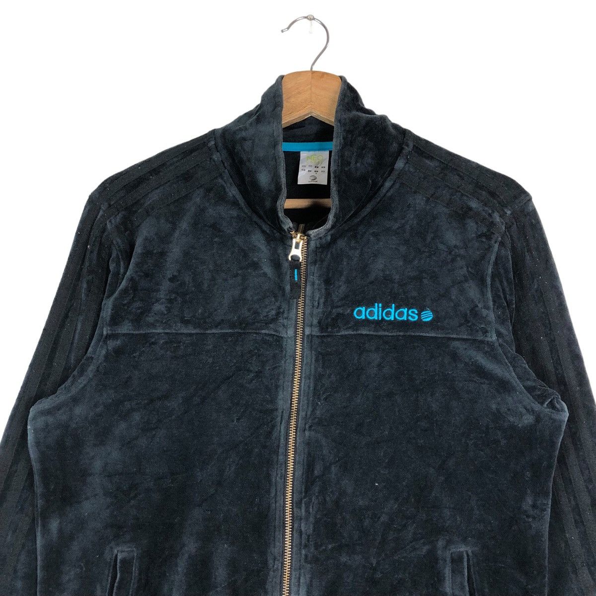 Adidas Adidas Neo Label Streetstyle Velvet Jacket Size US M / EU 48-50 / 2 - 2 Thumbnail
