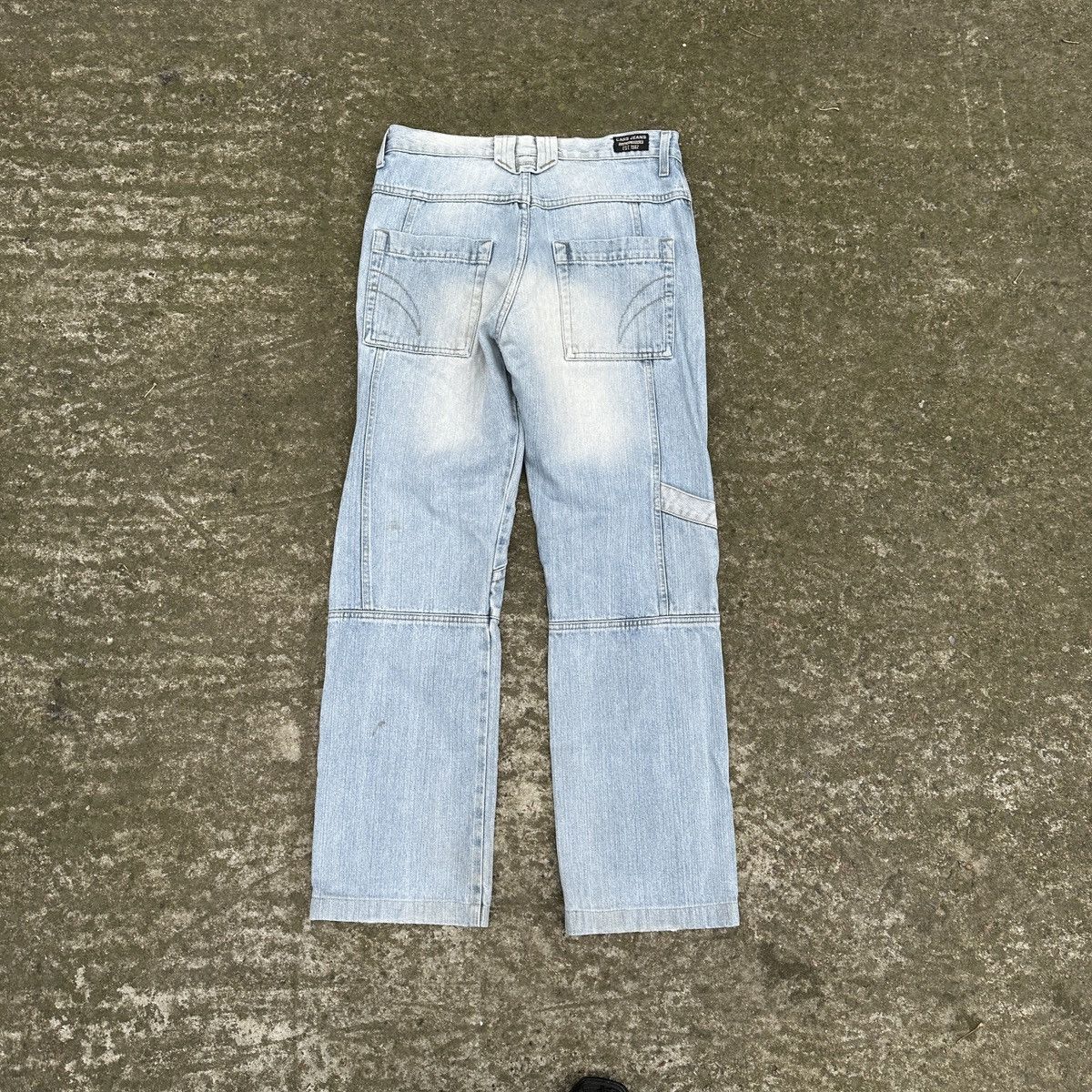Vintage Vintage Cars Y2K Knee Denim Pants Size US 31 - 2 Thumbnail