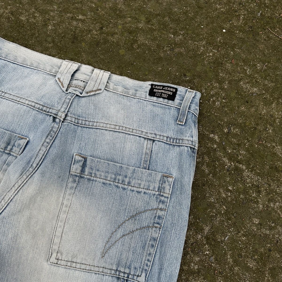 Vintage Vintage Cars Y2K Knee Denim Pants Size US 31 - 8 Thumbnail