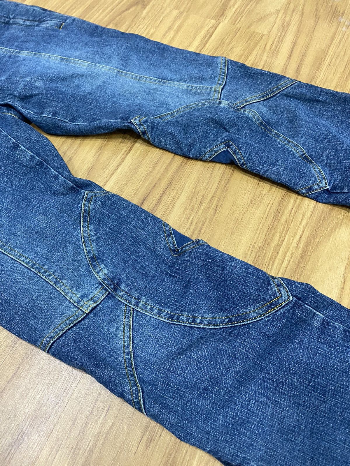 Issey Miyake Tsumori Chisato Zipper Flare Reconstructed Hybrid Denim Size US 29 - 3 Thumbnail