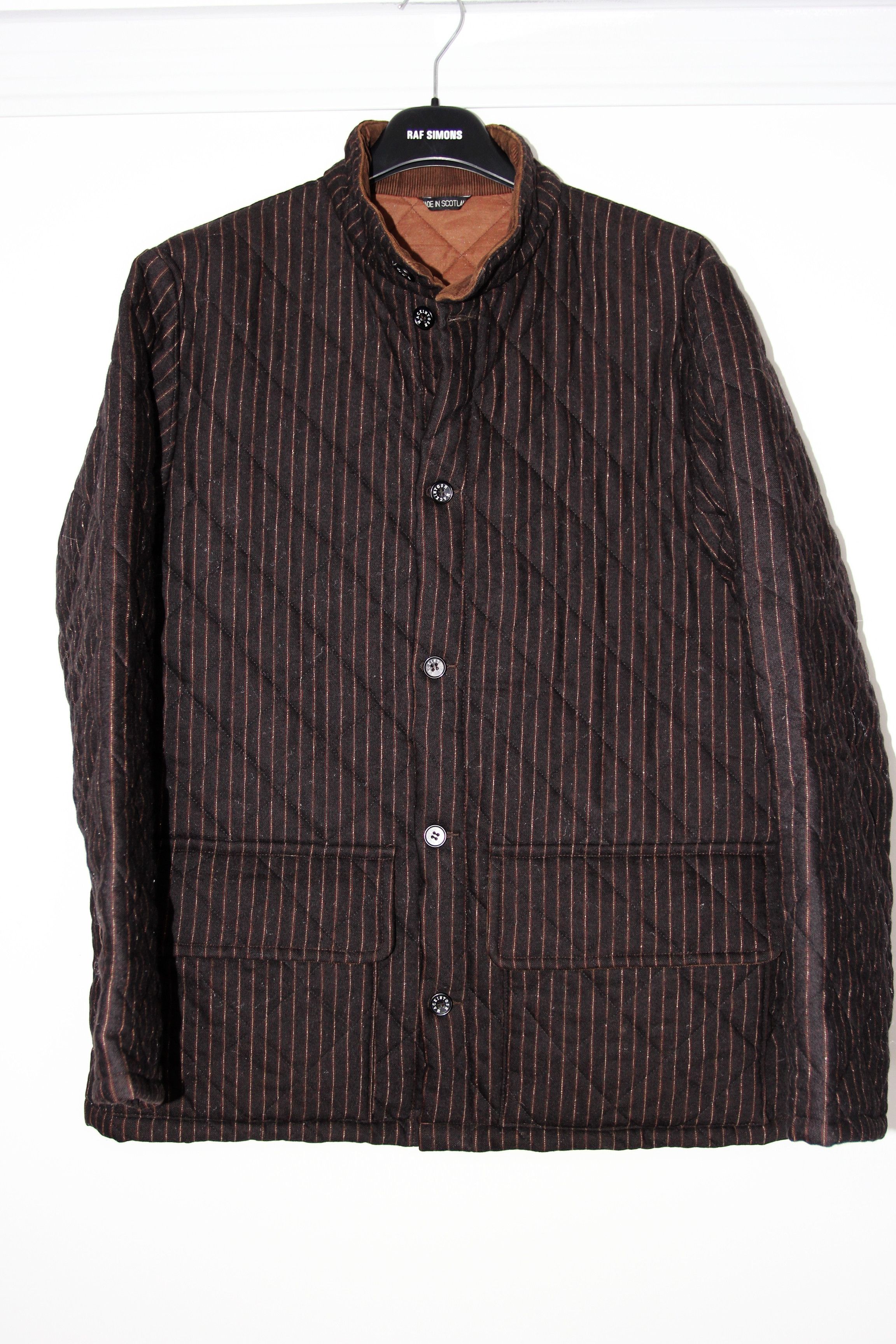 MACKINTOSH x PAUL SMITH QUILTED STRIPED JACKET L