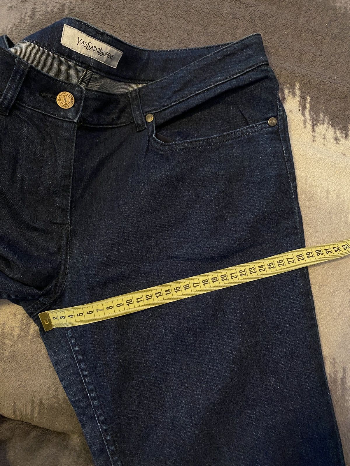 Yves Saint Laurent 32x30 YSL Jeans Denim Pants Size US 32 / EU 48 - 19 Thumbnail